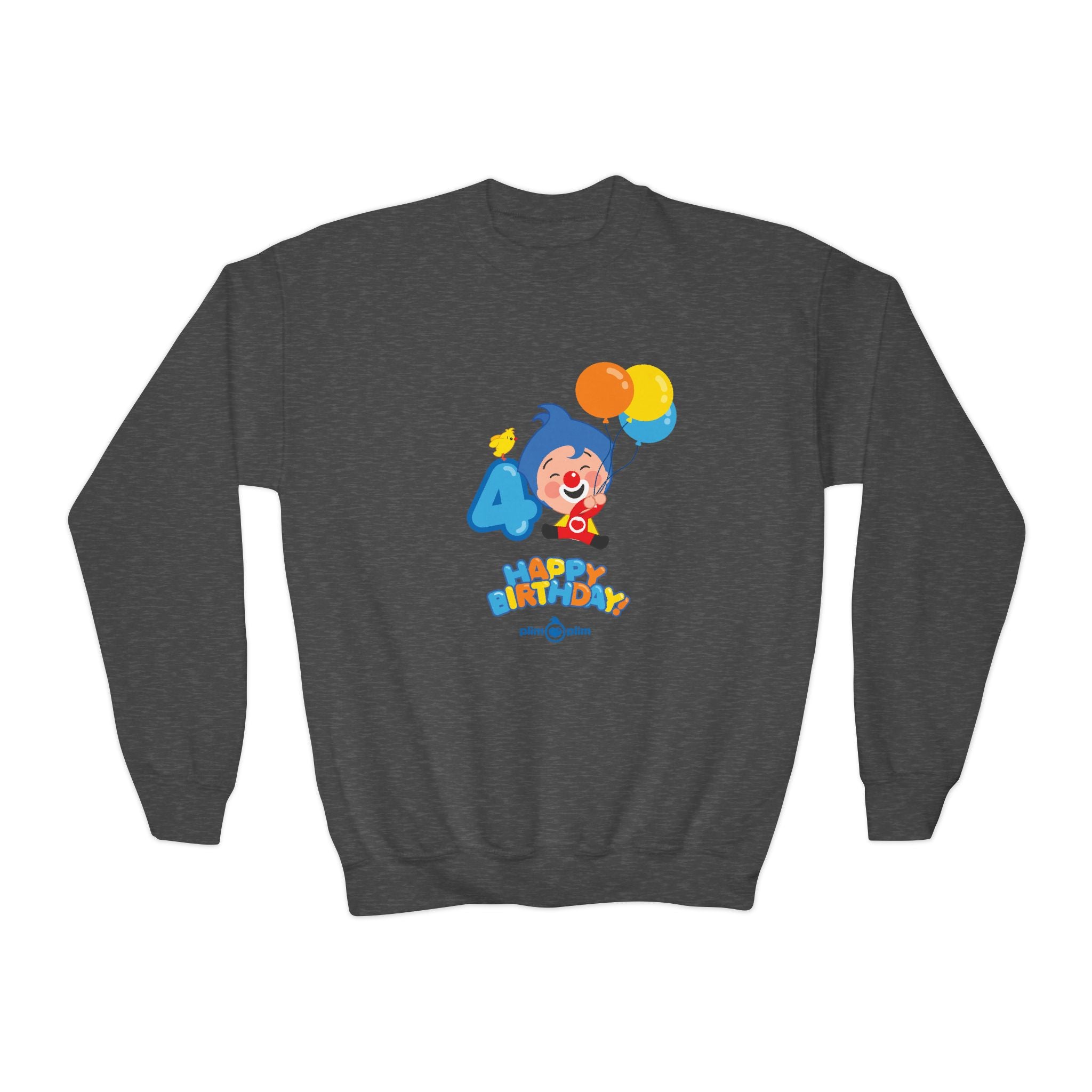Plim Plim Sudadera Juvenil de Cuello Redondo Cumple 4