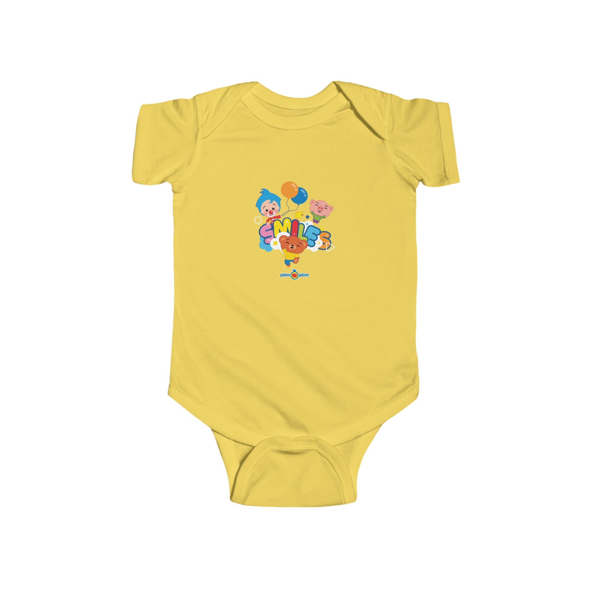 Plim Plim Baby Bodysuit Smiles