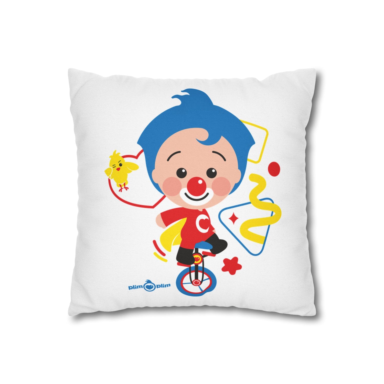 Plim Plim Spun Polyester Square Pillowcase