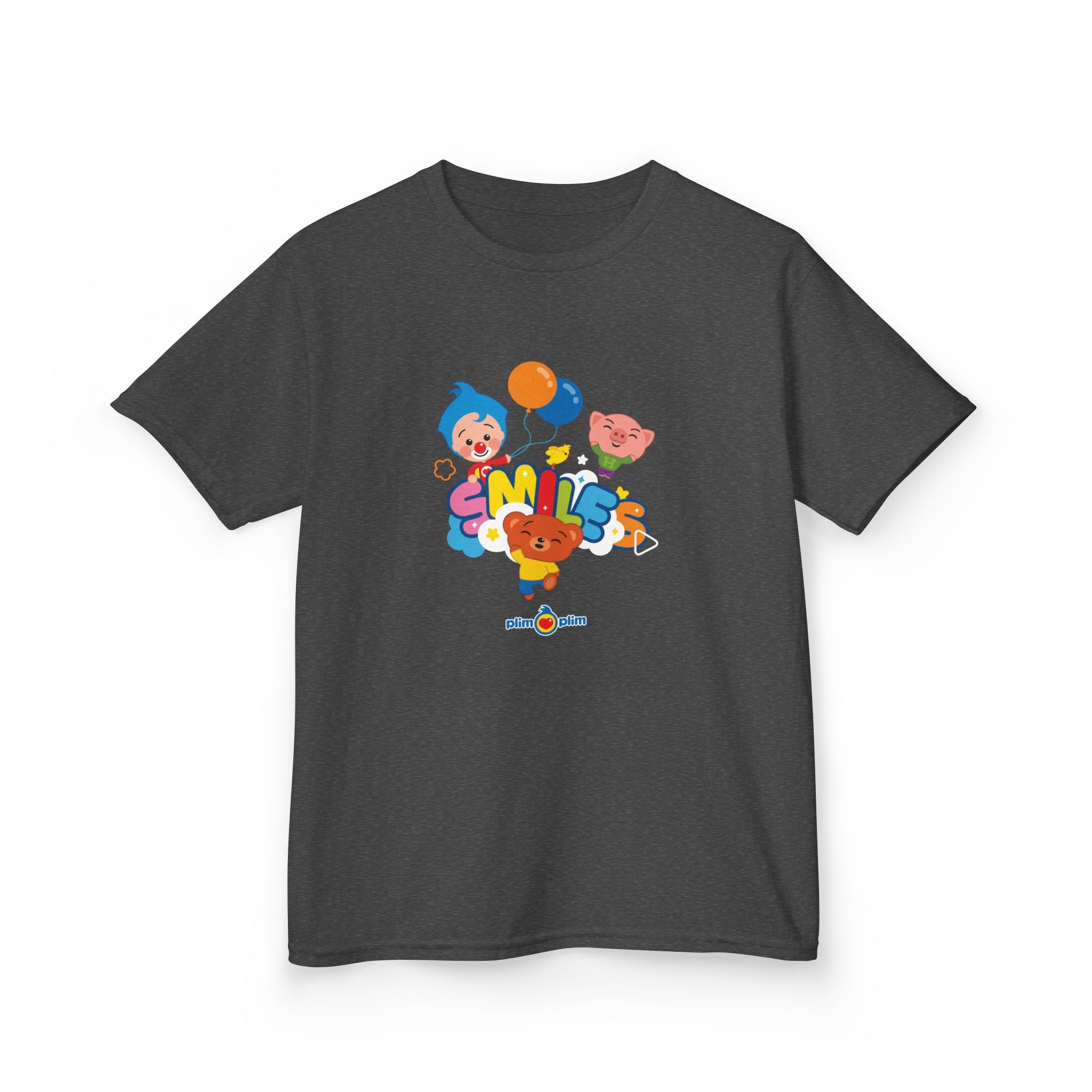Plim Plim Camiseta para Niños de Algodón Grueso Smiles