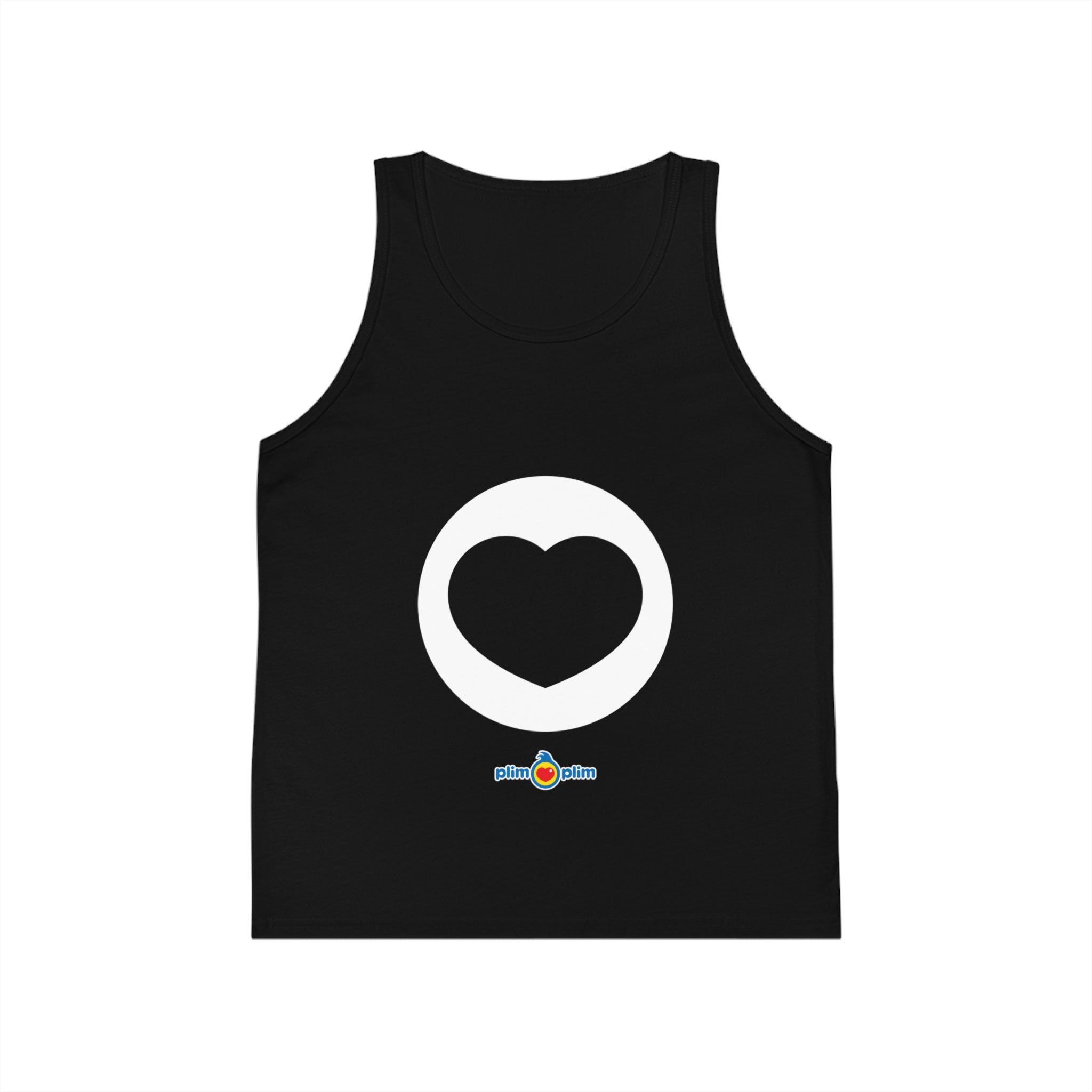 Plim Plim Camiseta de Tirantes de Niños Corazón