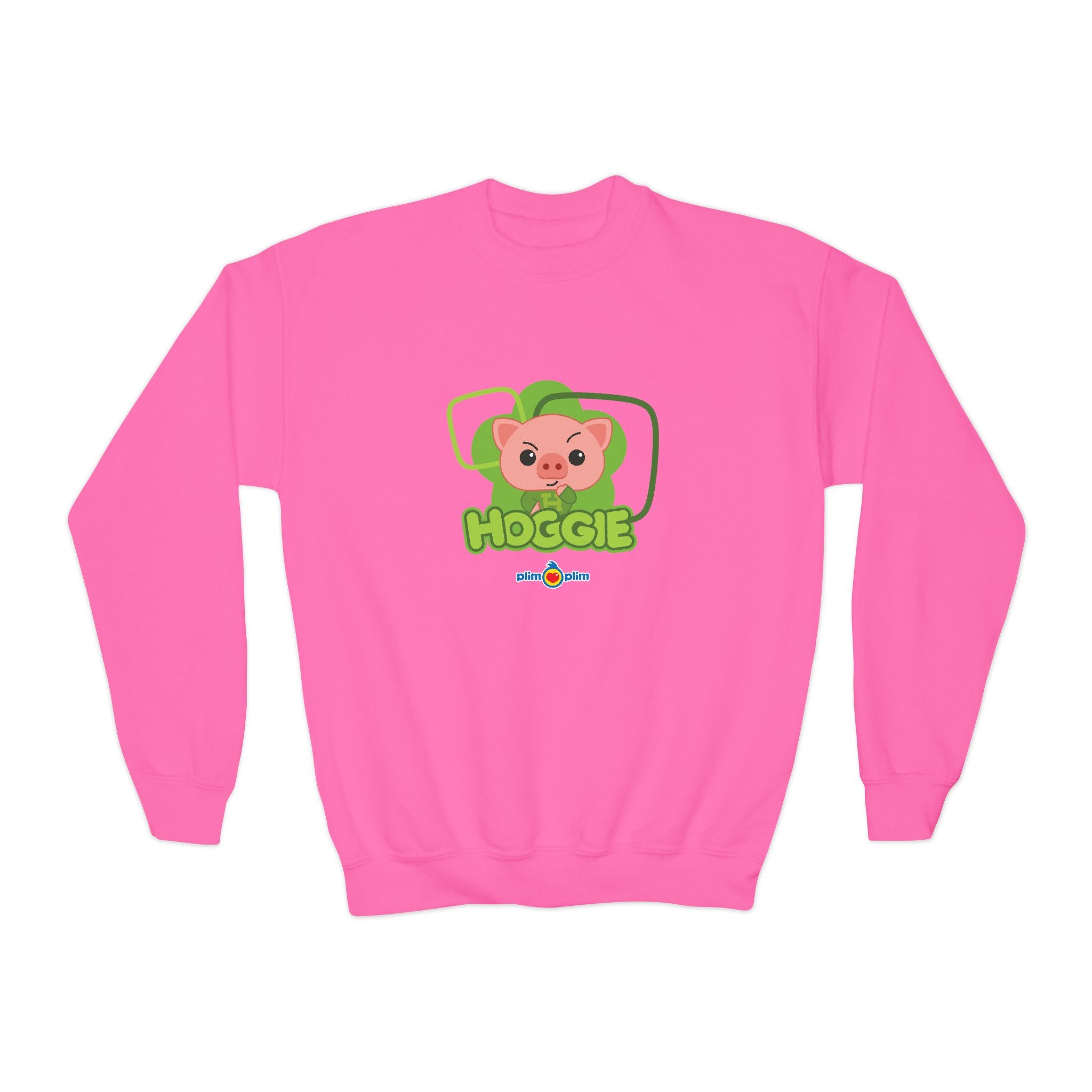 Plim Plim Sudadera Juvenil de Cuello Redondo Hoggie