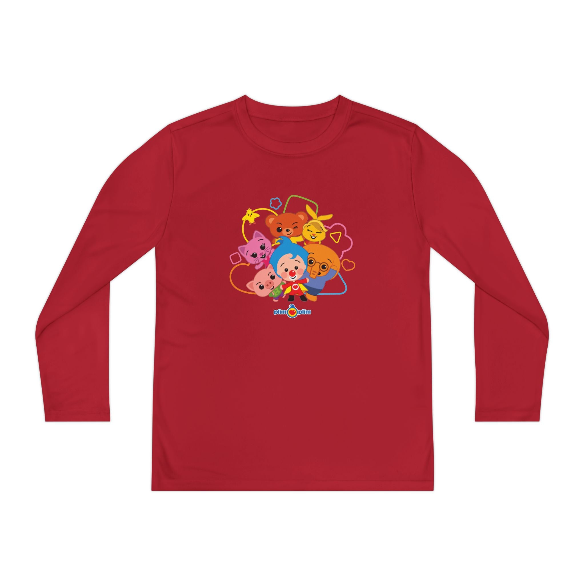 Plim Plim Camiseta Juvenil Manga Larga Amigos