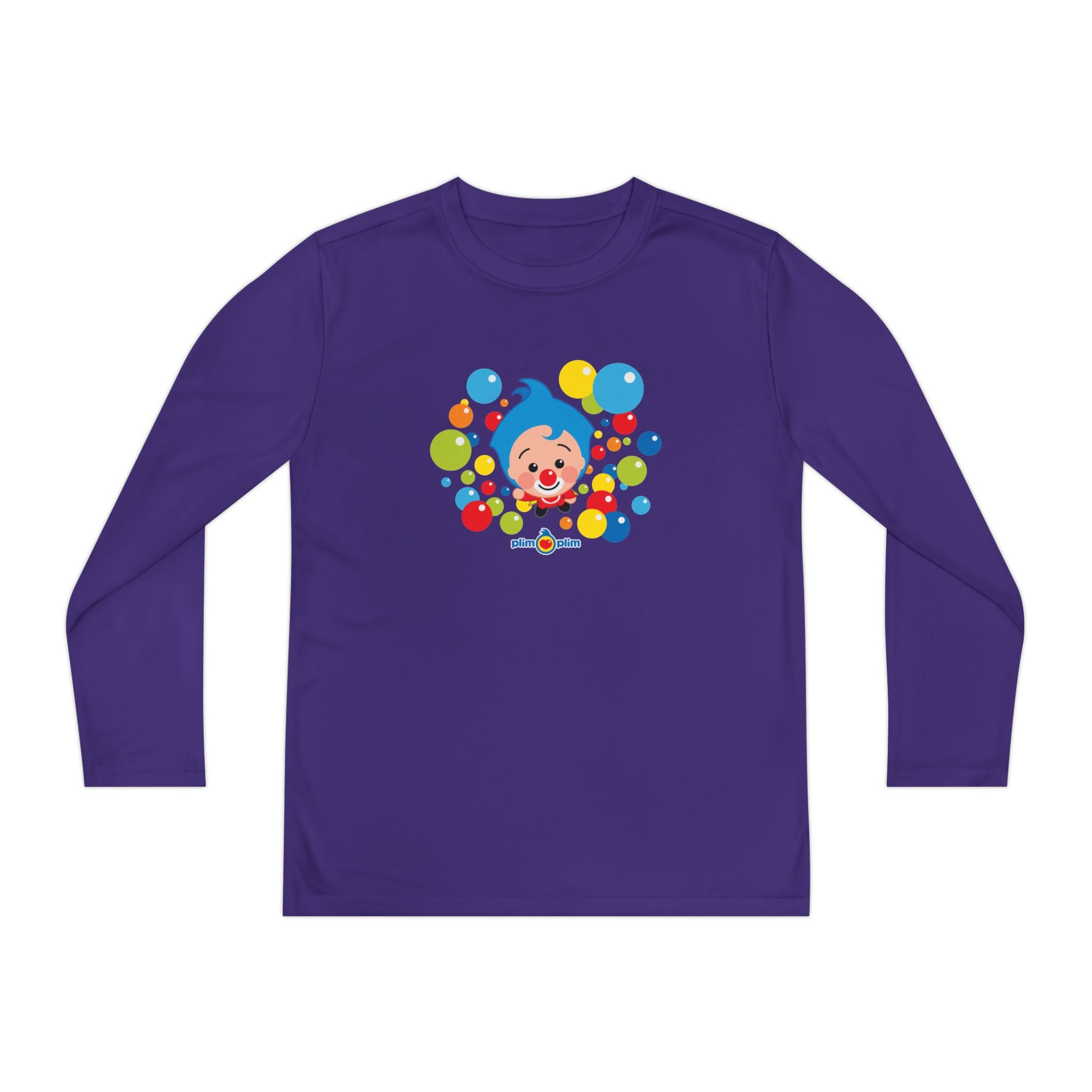 Plim Plim Camiseta Juvenil Manga Larga Burbujas
