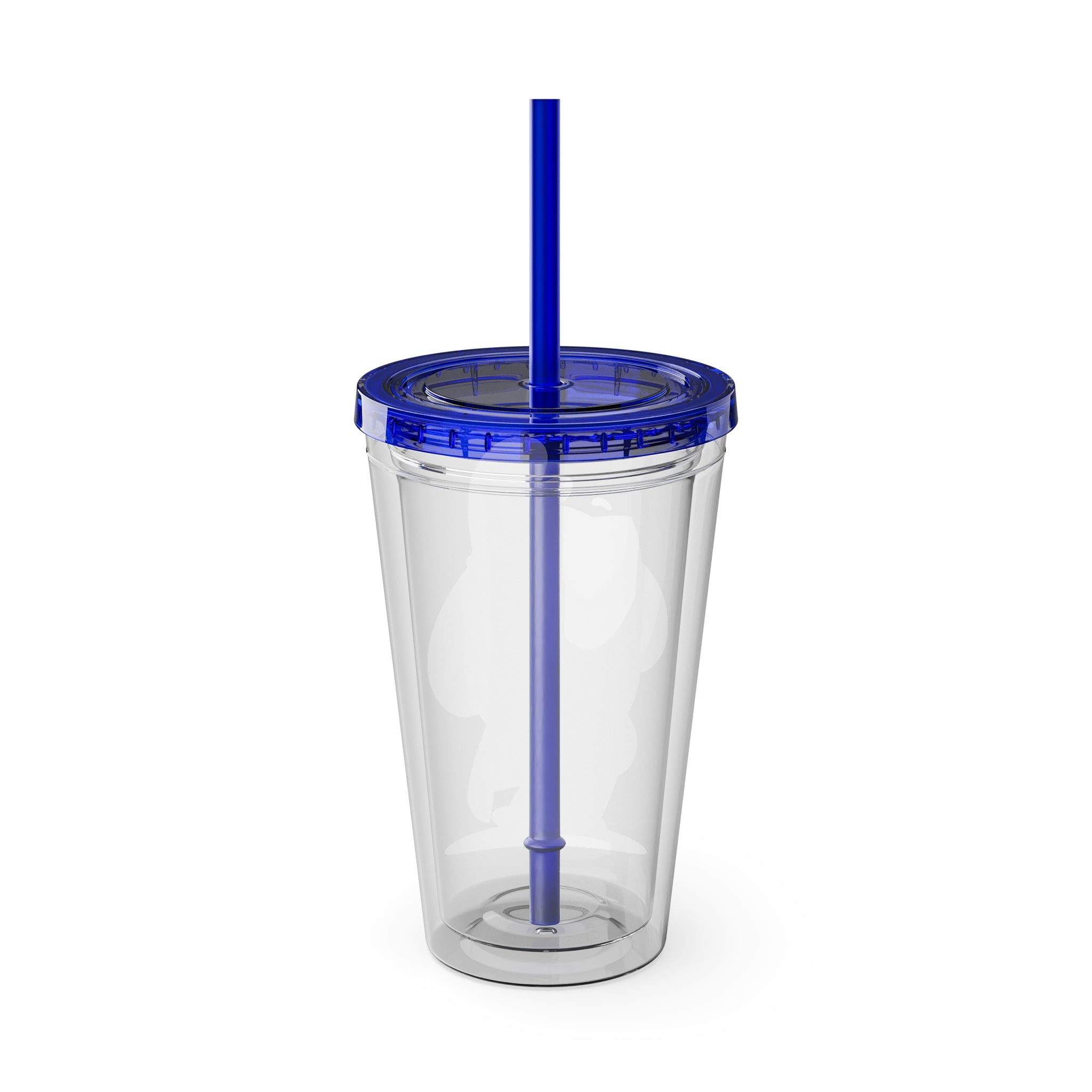 Mikecrack Acrylic Tumbler with Straw