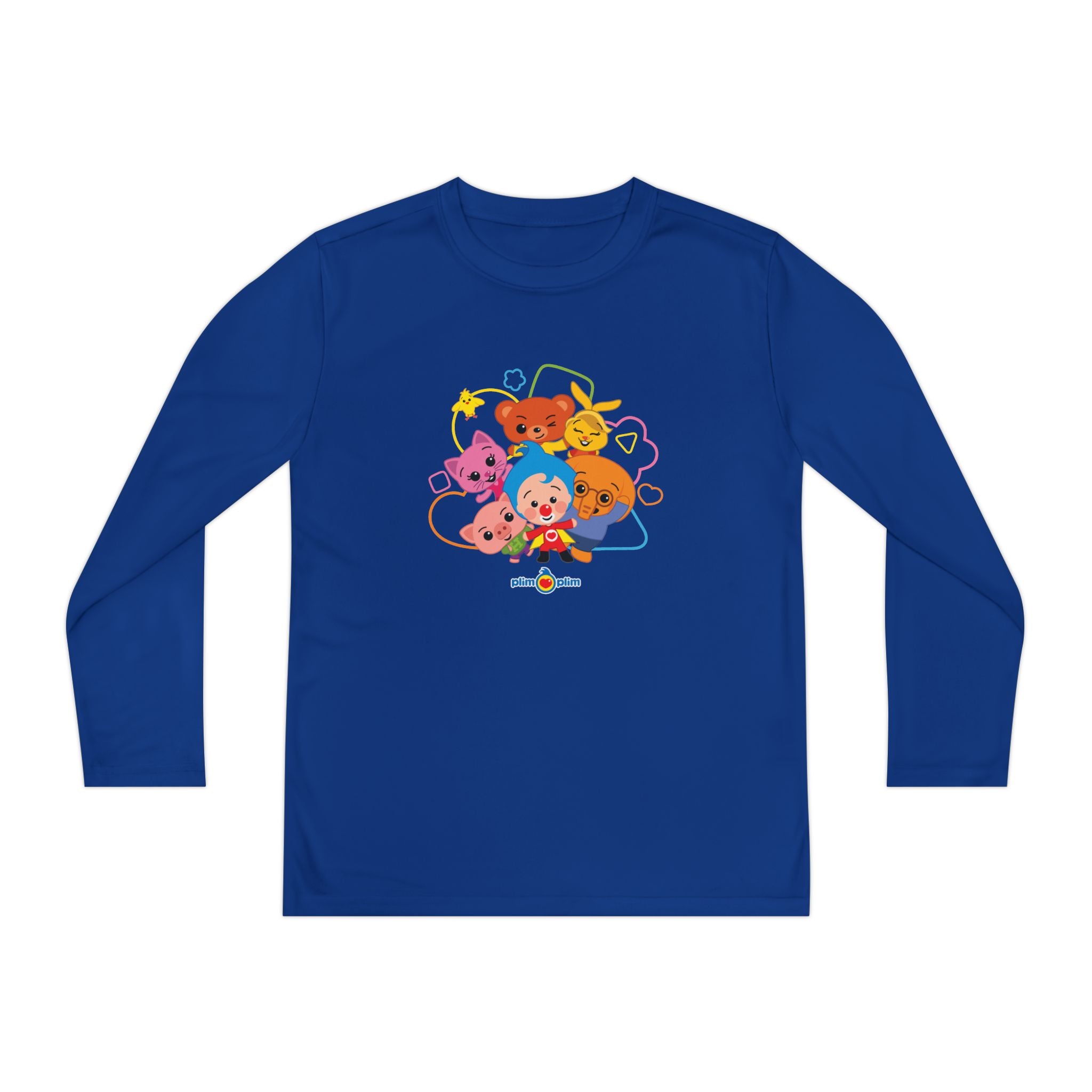 Plim Plim Camiseta Juvenil Manga Larga Amigos