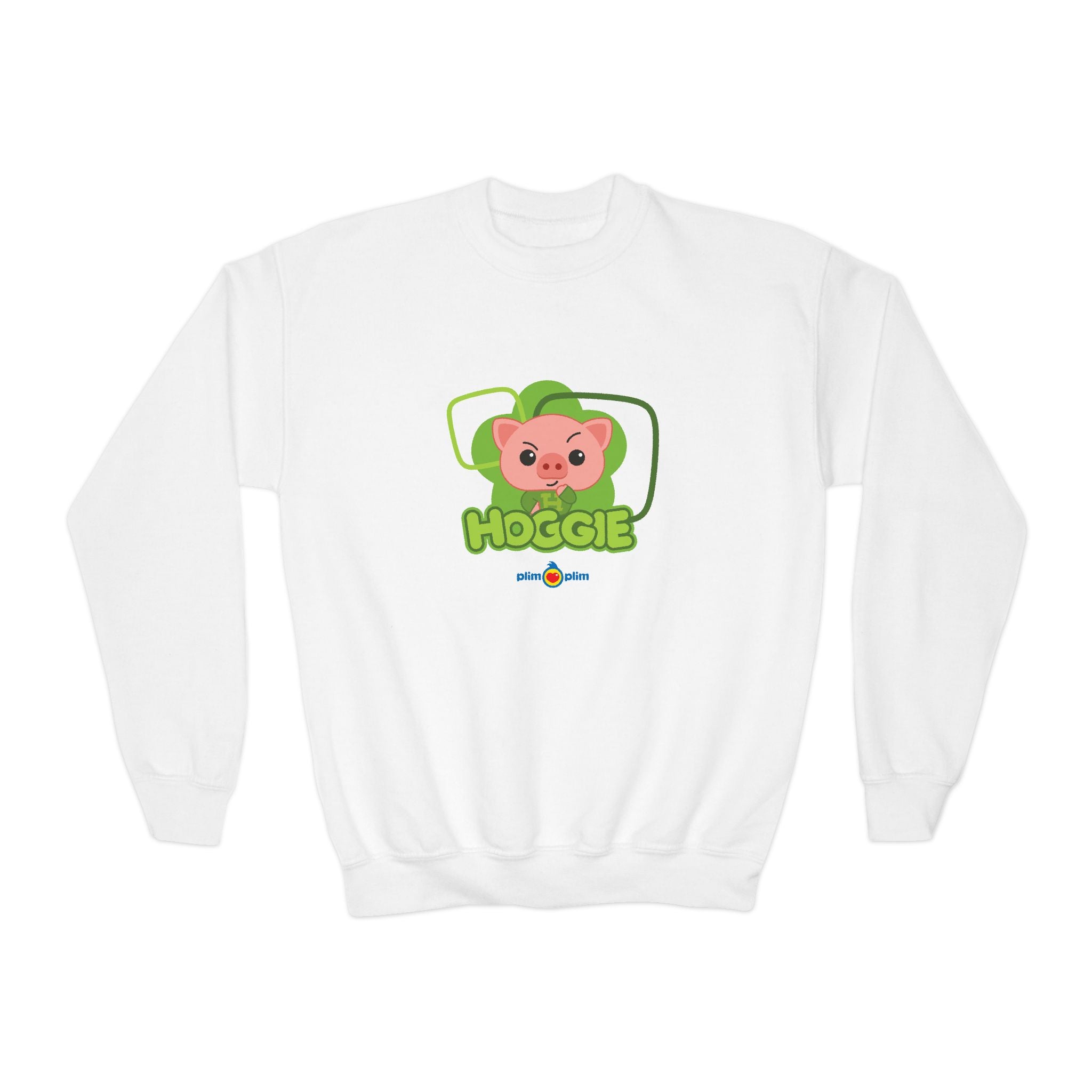 Plim Plim Sudadera Juvenil de Cuello Redondo Hoggie