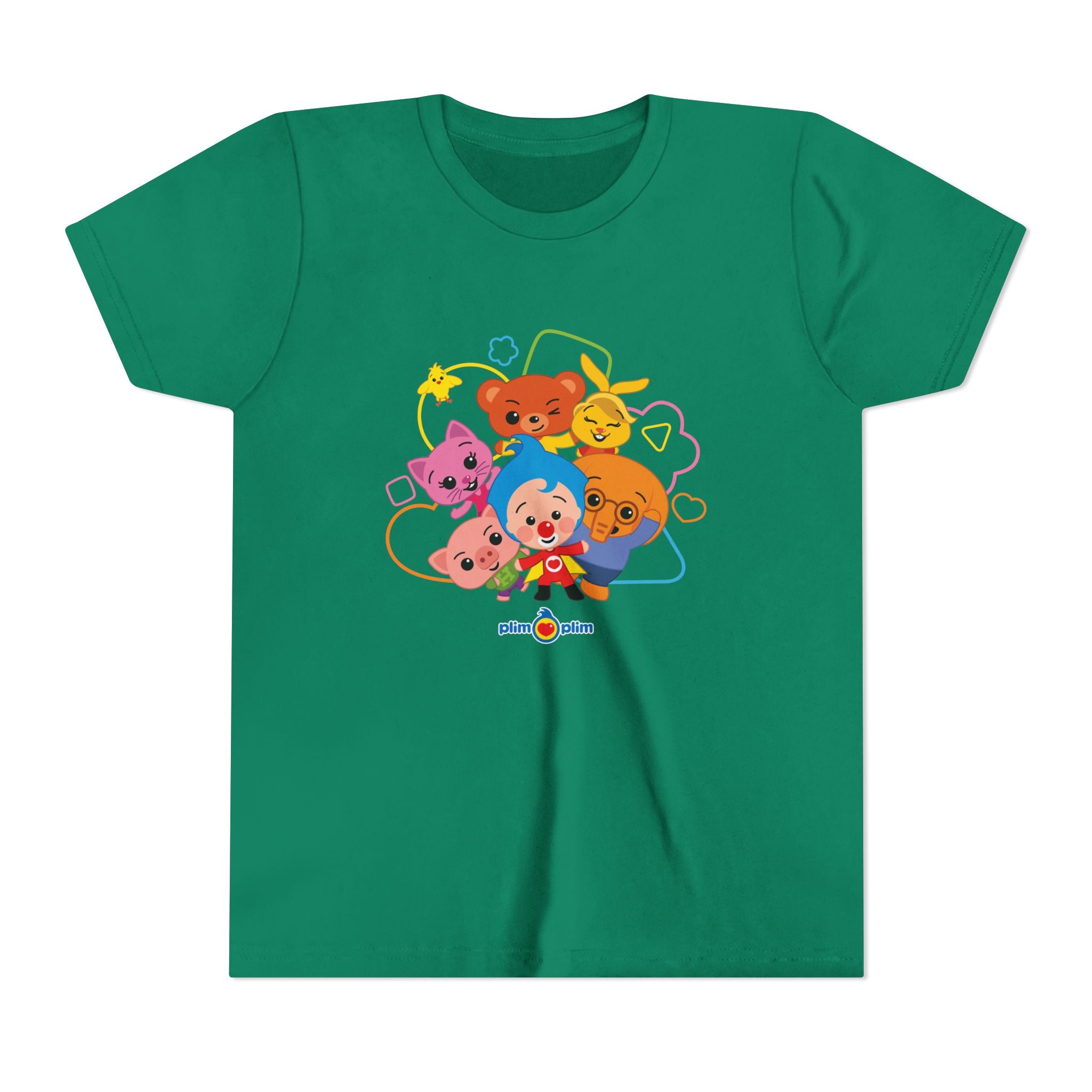 Plim Plim Camiseta Juvenil de Manga Corta Amigos