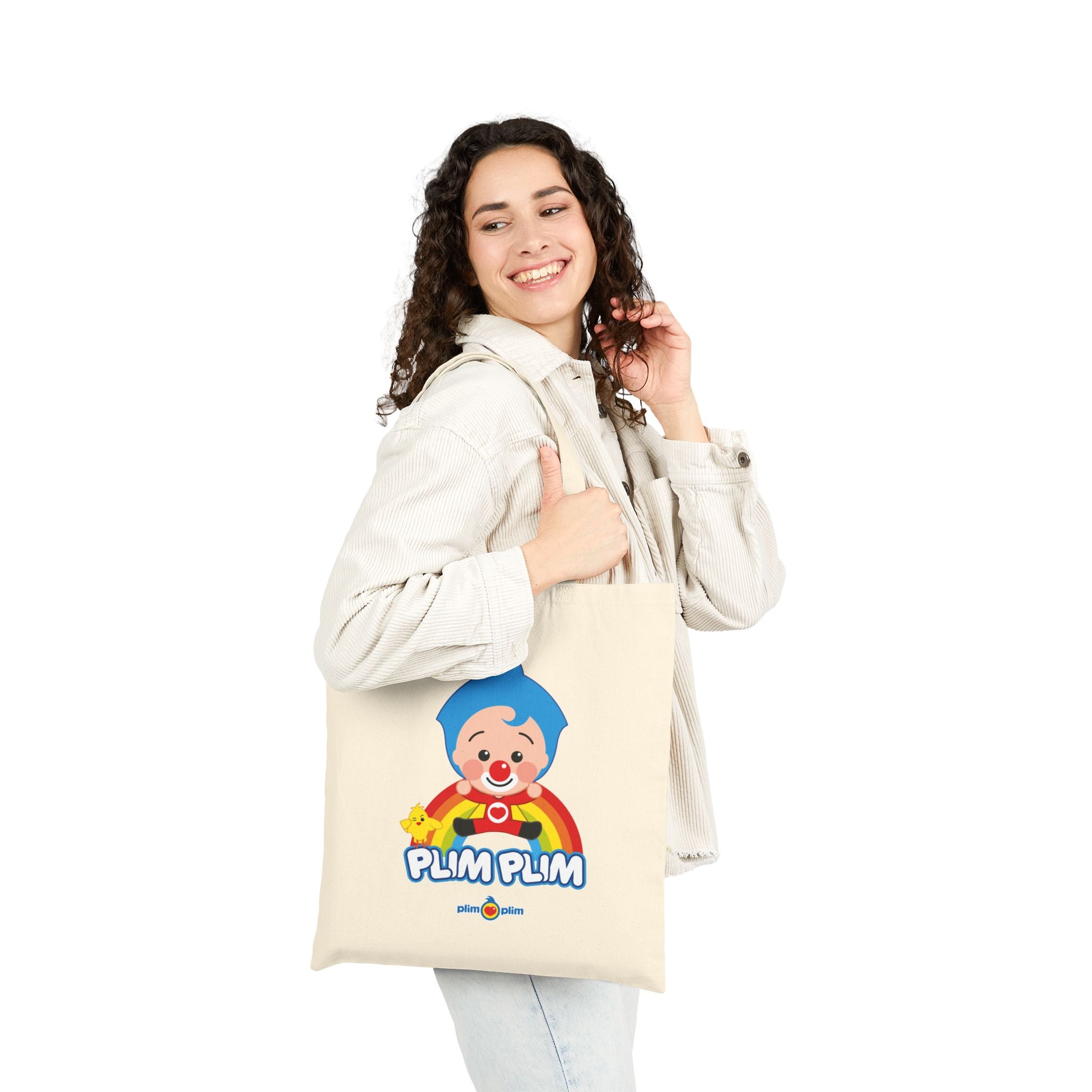 Plim Plim Cotton Canvas Tote Bag