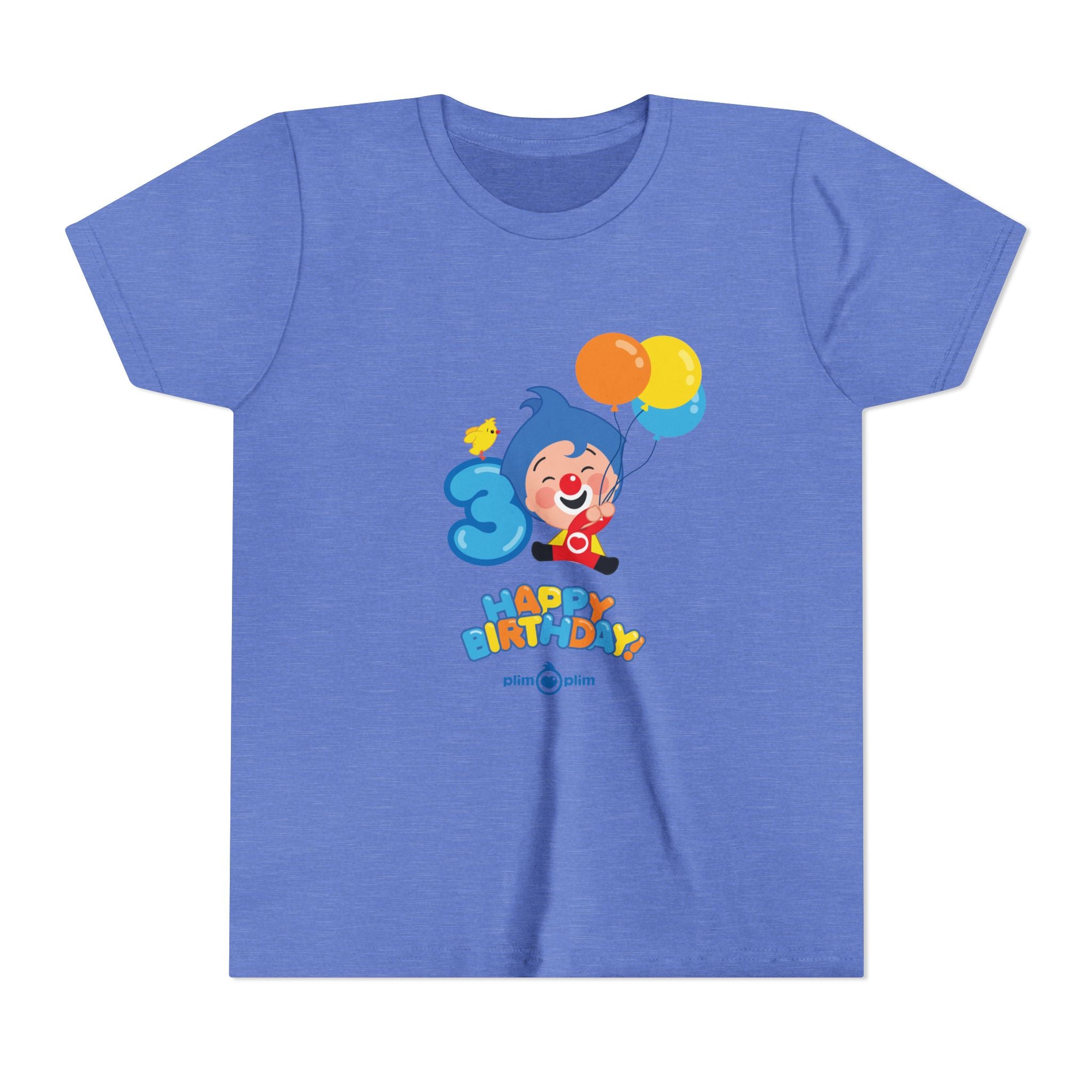 Plim Plim Camiseta Juvenil de Manga Corta Cumple 3