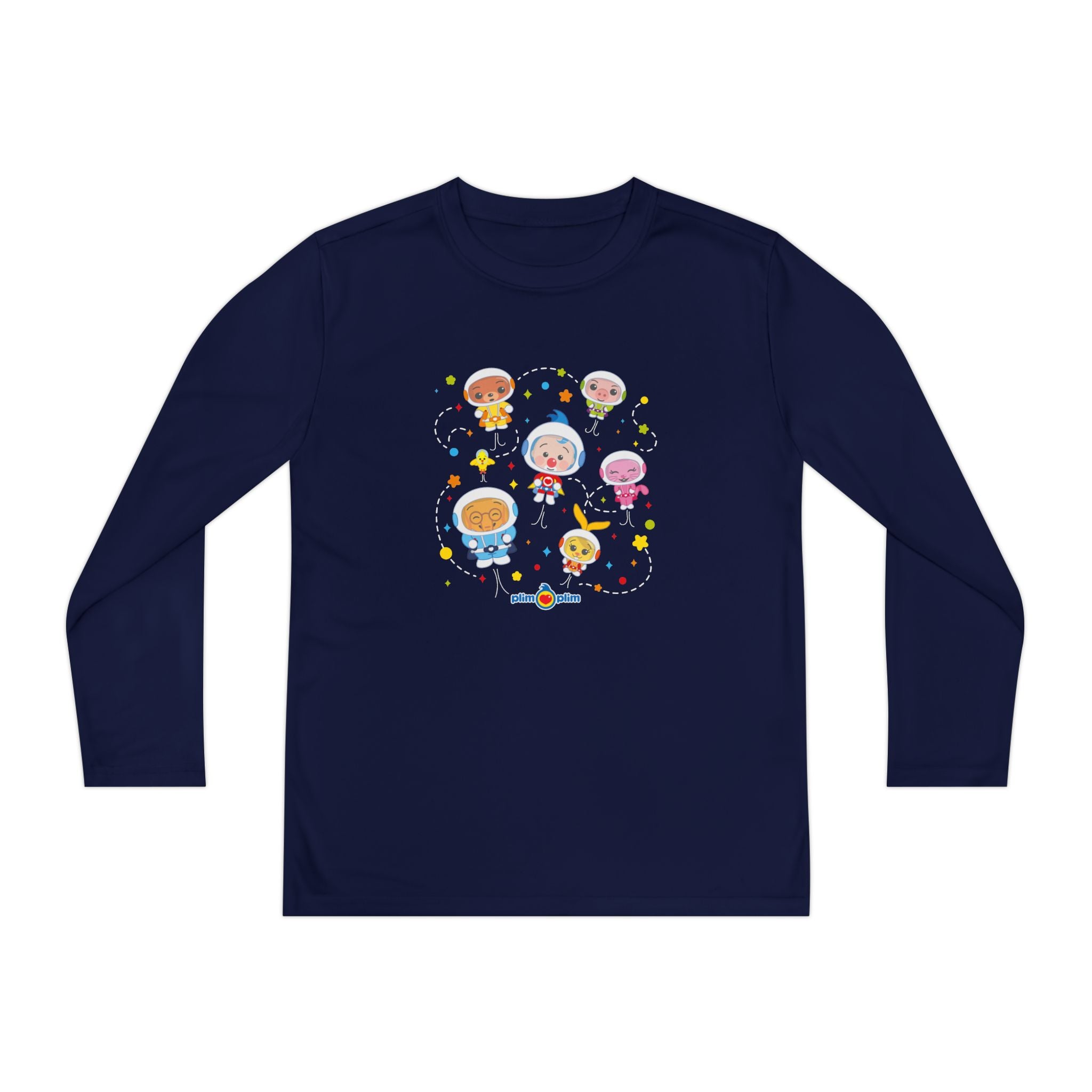 Plim Plim Camiseta Juvenil Manga Larga Astronautas