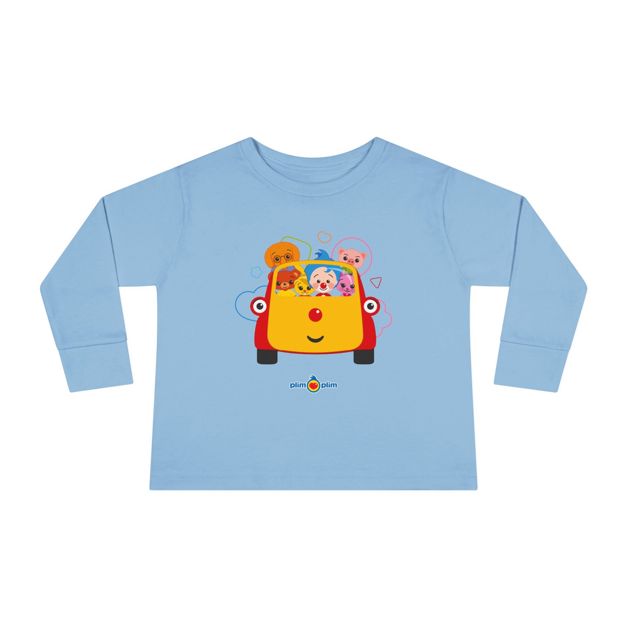 Plim Plim Camiseta Manga Larga de Niños Todos con Tuni