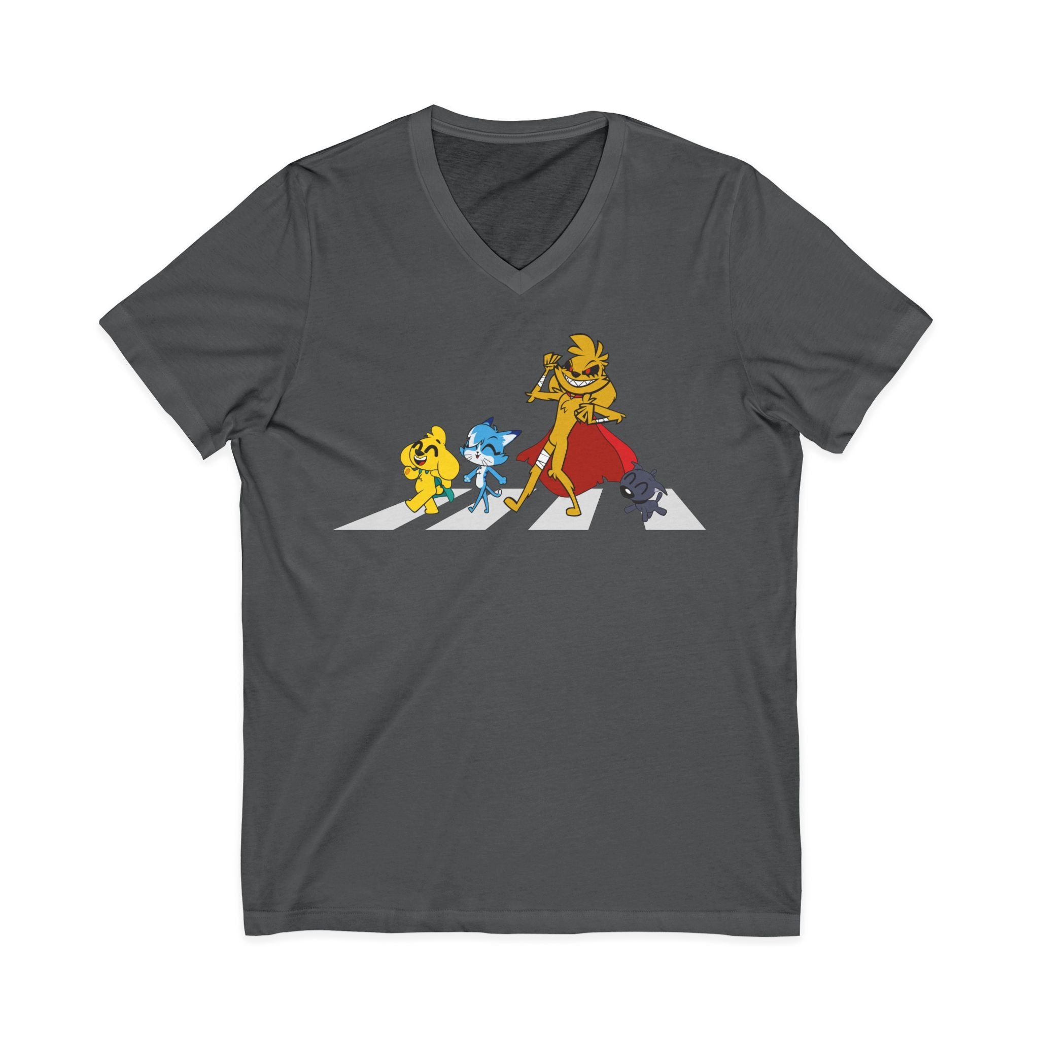 Unisex Jersey Short Sleeve V-Neck Tee