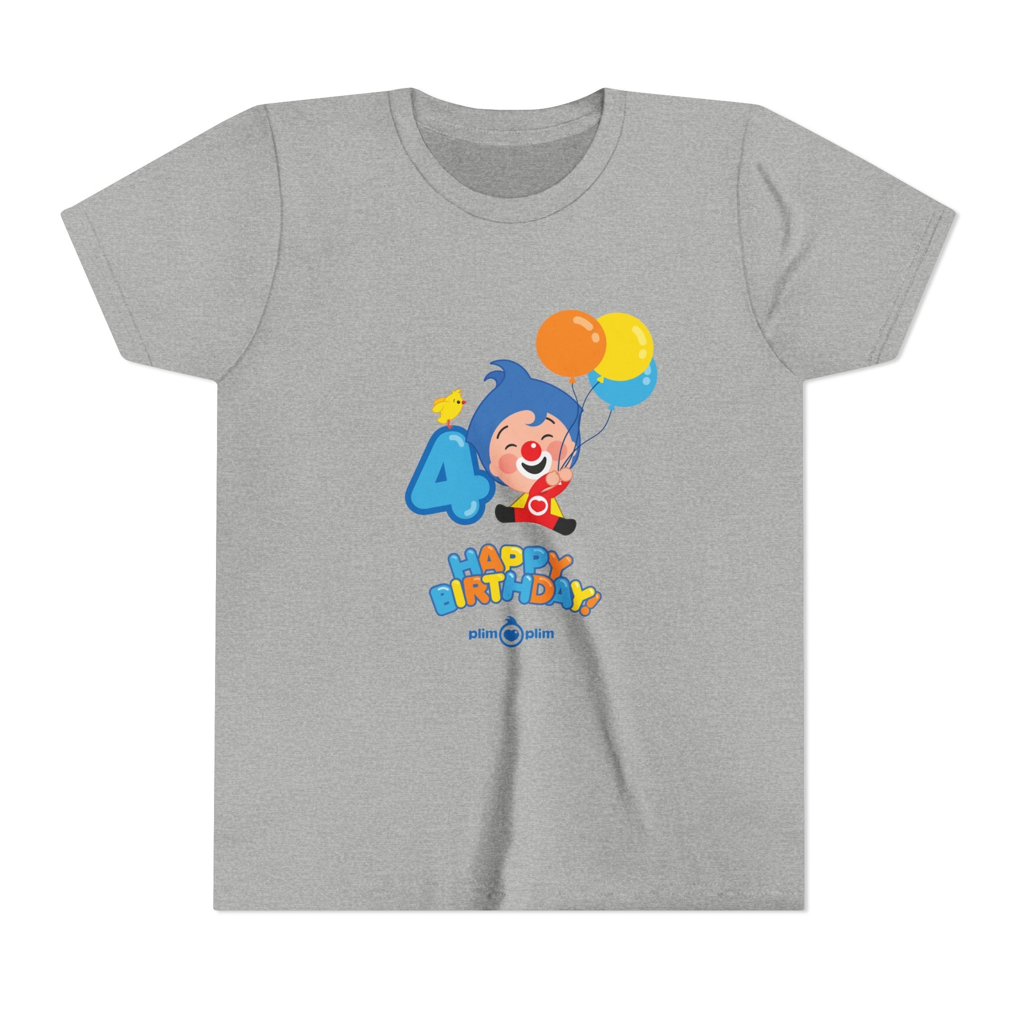 Plim Plim Camiseta Juvenil de Manga Corta Cumple 4