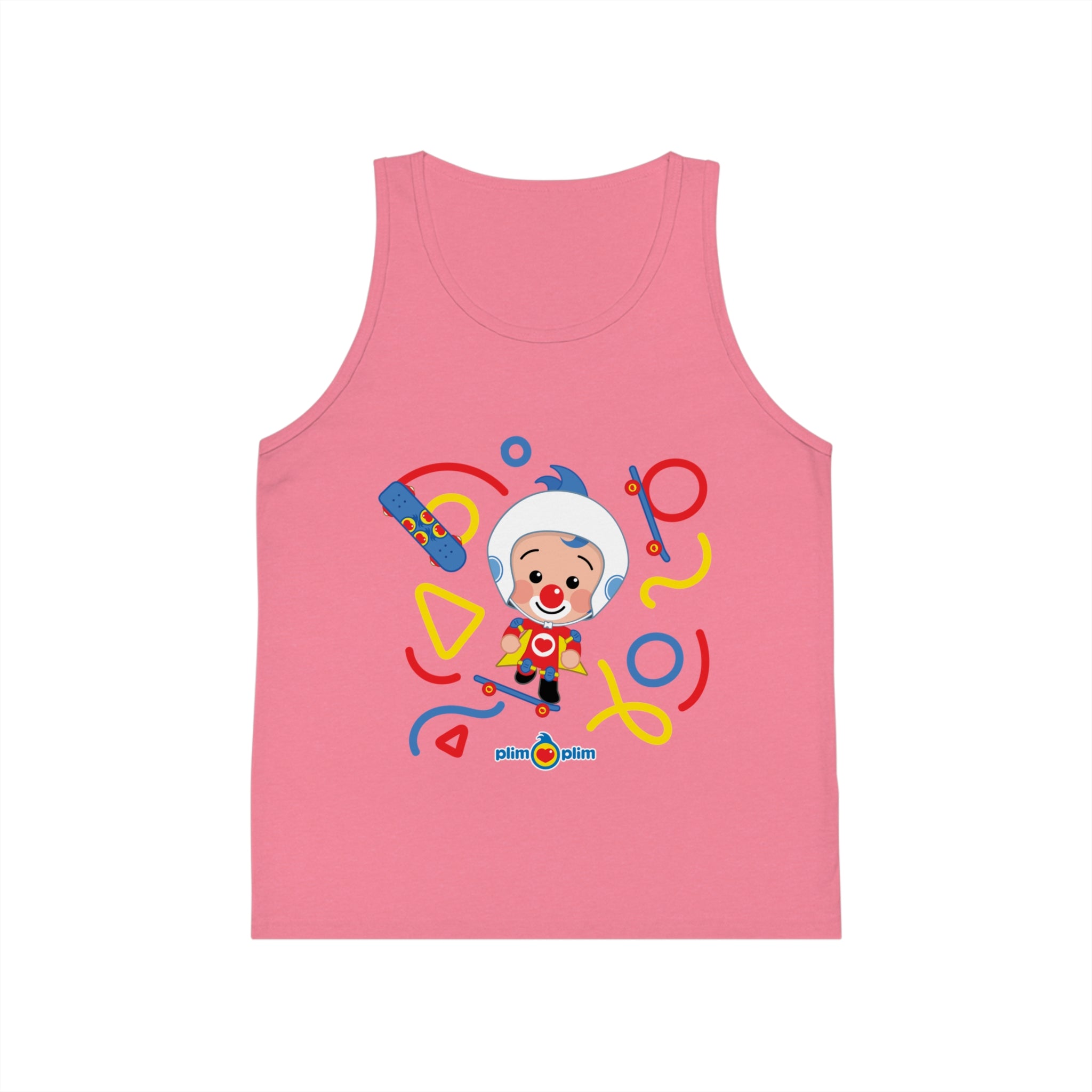 Plim Plim Camiseta de Tirantes de Niños Patineta