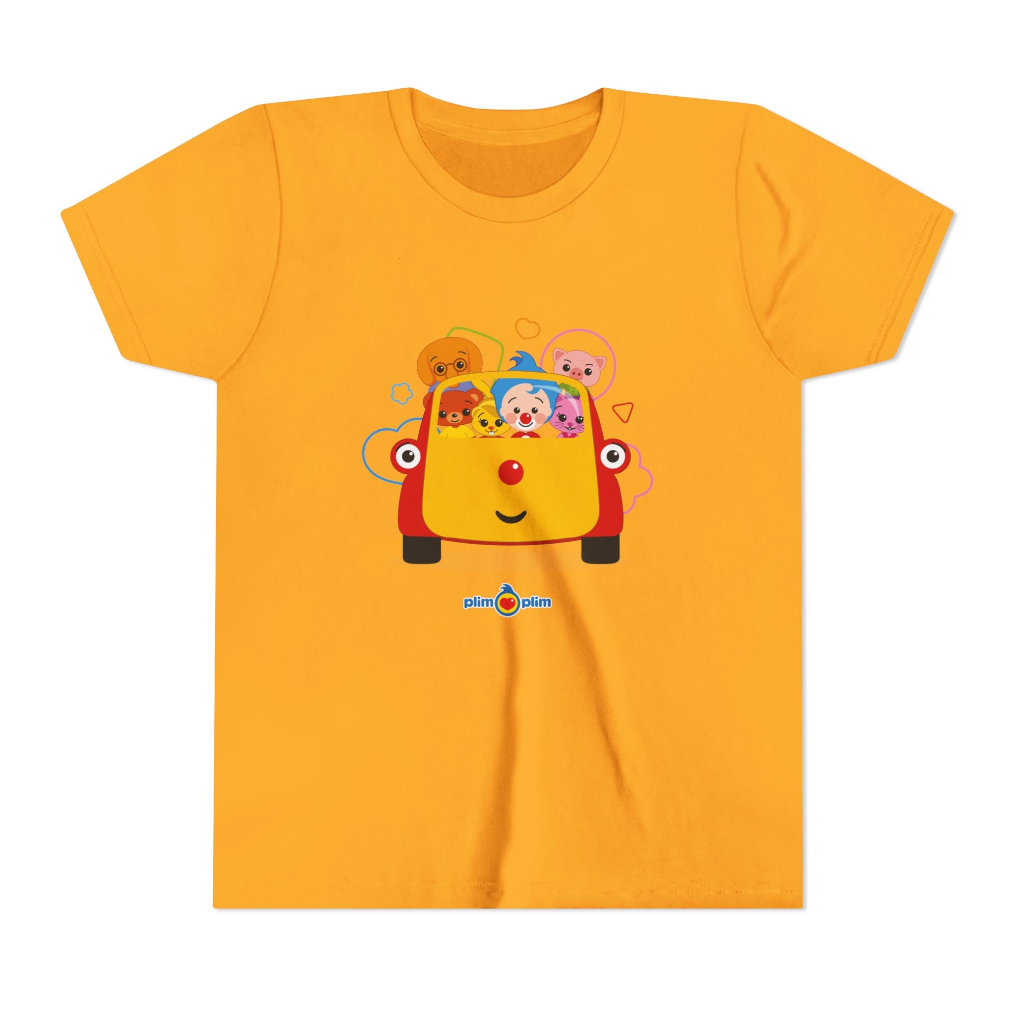 Plim Plim Camiseta Juvenil de Manga Corta Todos con Tuni