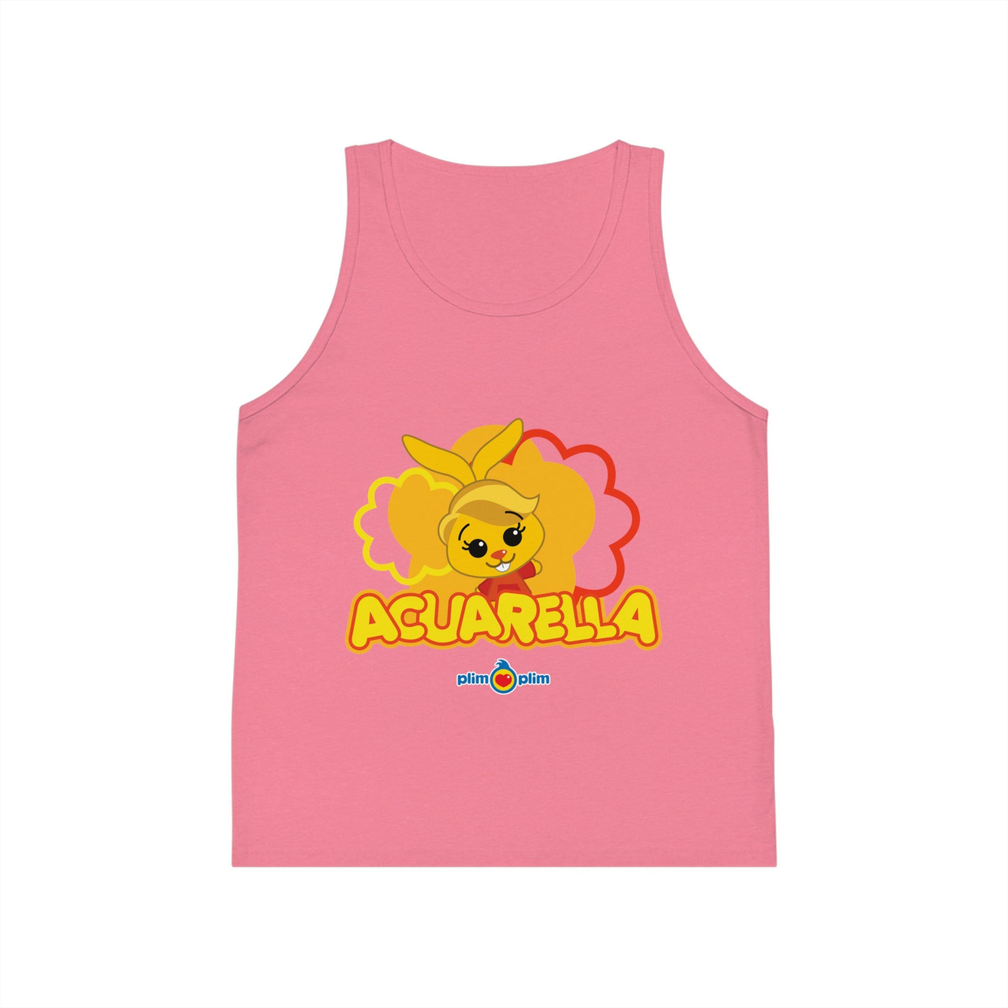 Plim Plim Camiseta de Tirantes de Niños Acuarella
