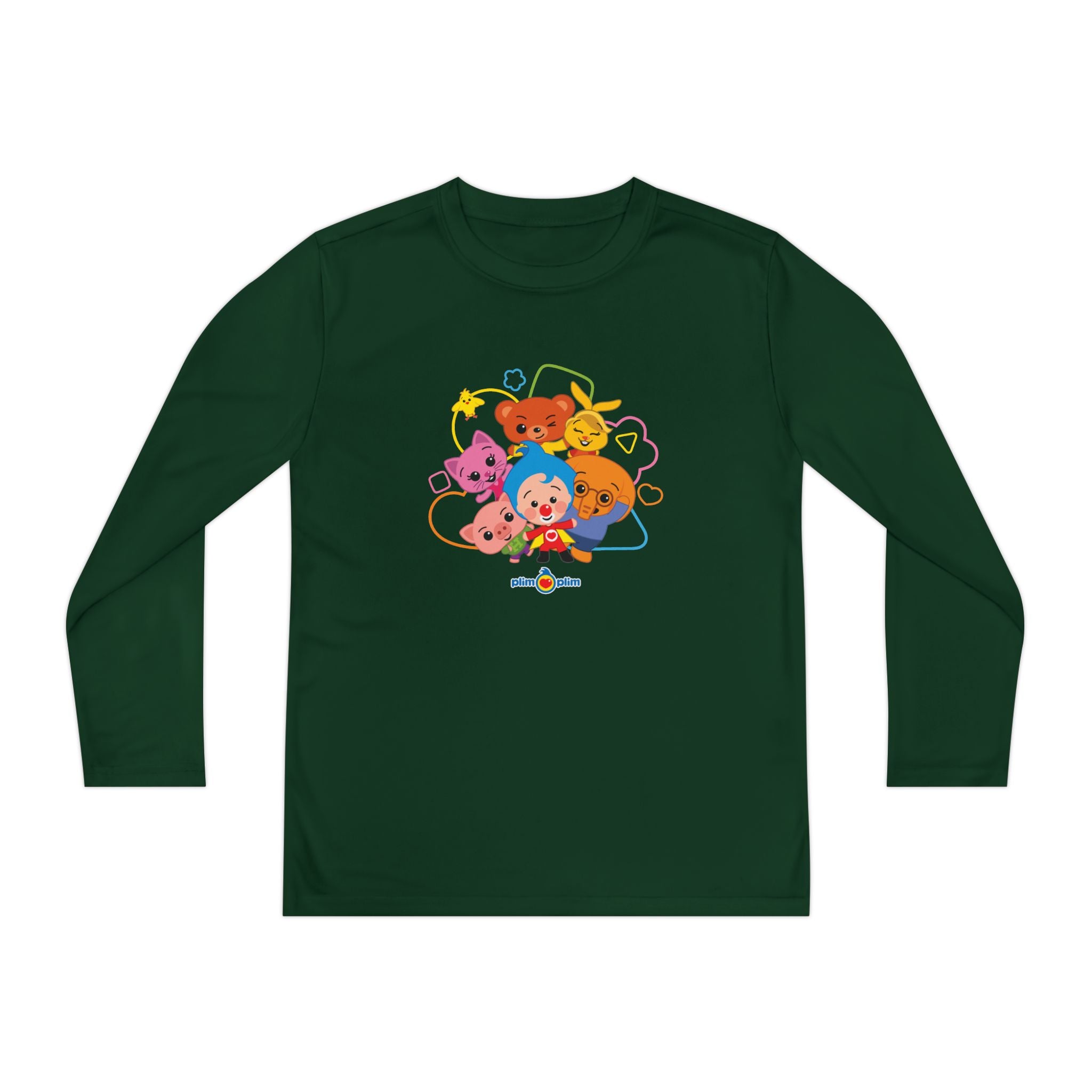 Plim Plim Camiseta Juvenil Manga Larga Amigos