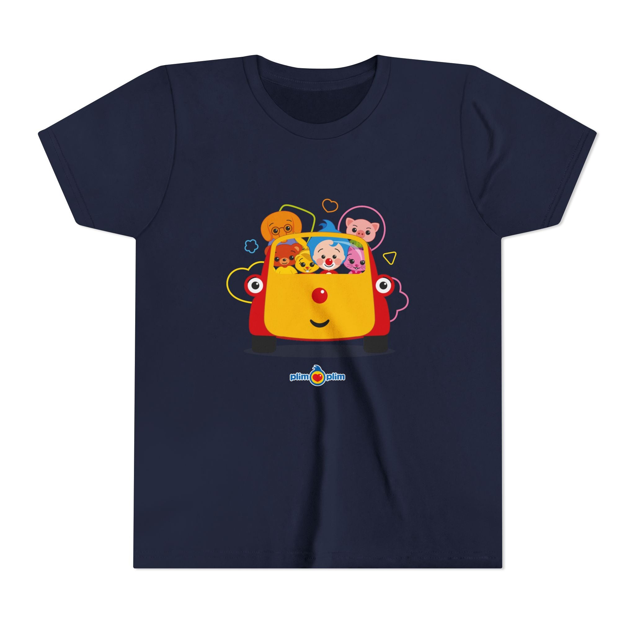 Plim Plim Camiseta Juvenil de Manga Corta Todos con Tuni