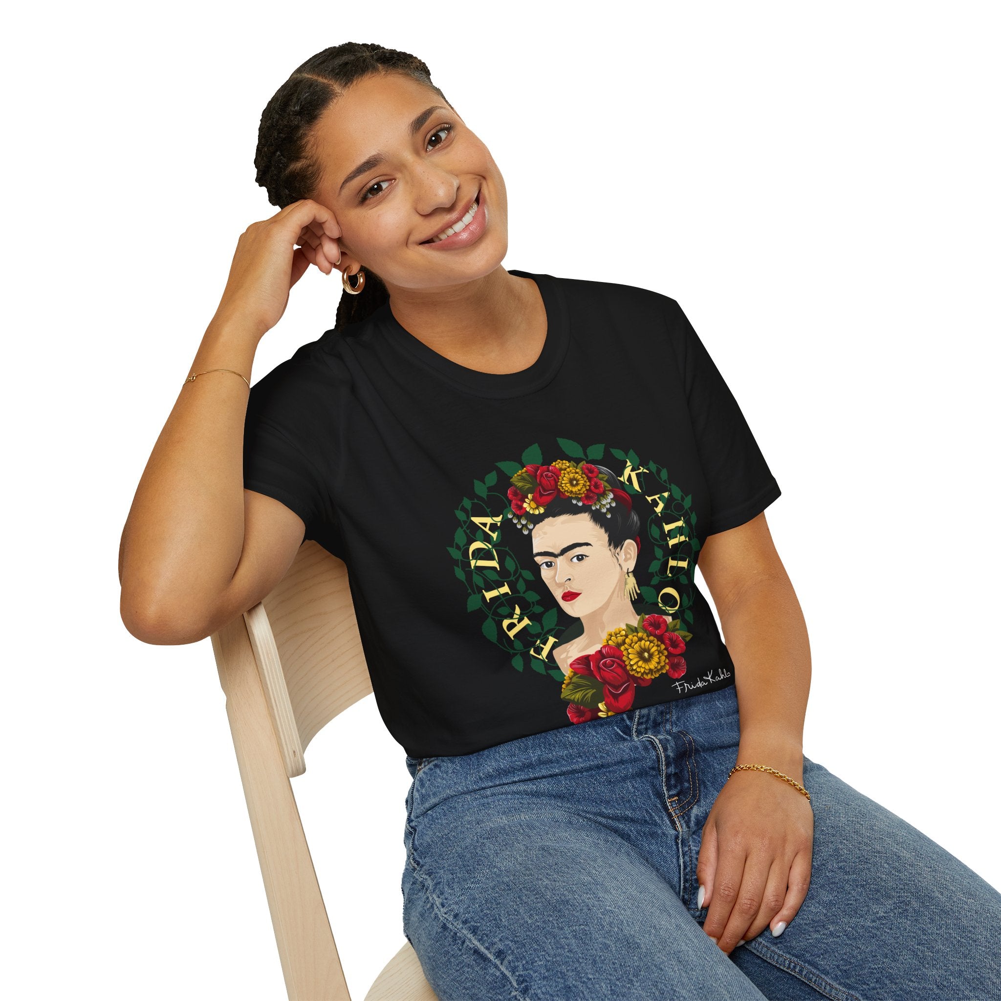Frida Kahlo Colorful Unisex T-Shirt