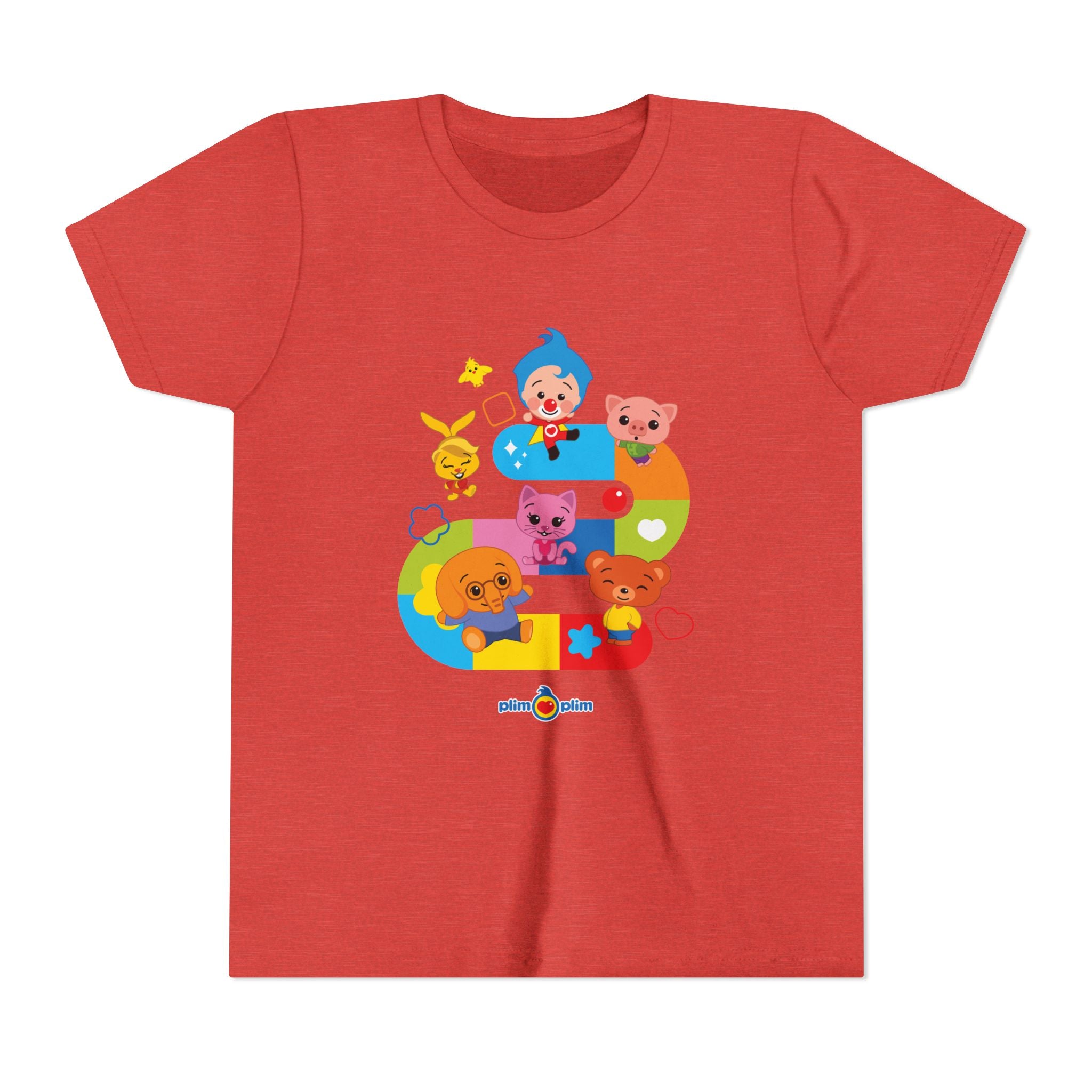 Plim Plim Camiseta Juvenil de Manga Corta Juego