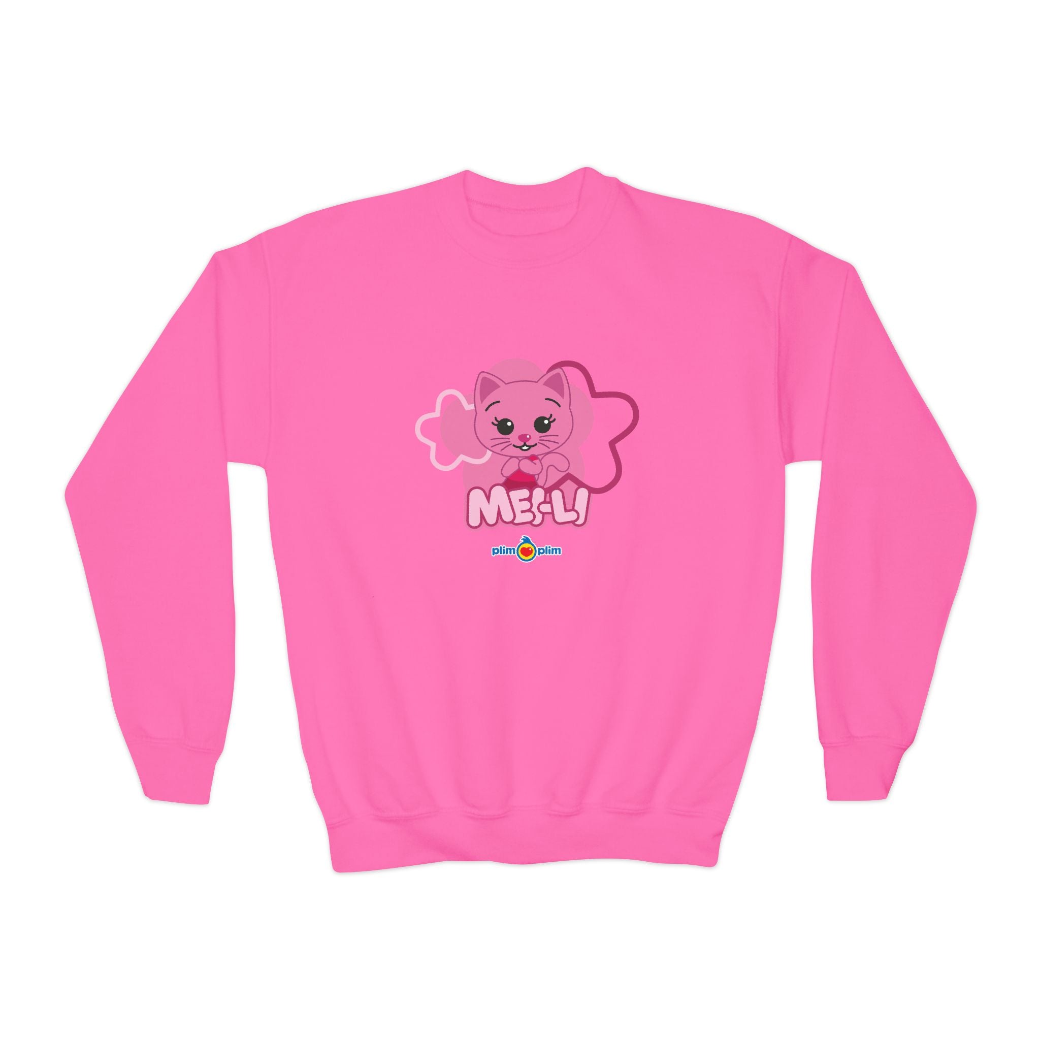 Plim Plim Sudadera Juvenil de Cuello Redondo Mei-Li