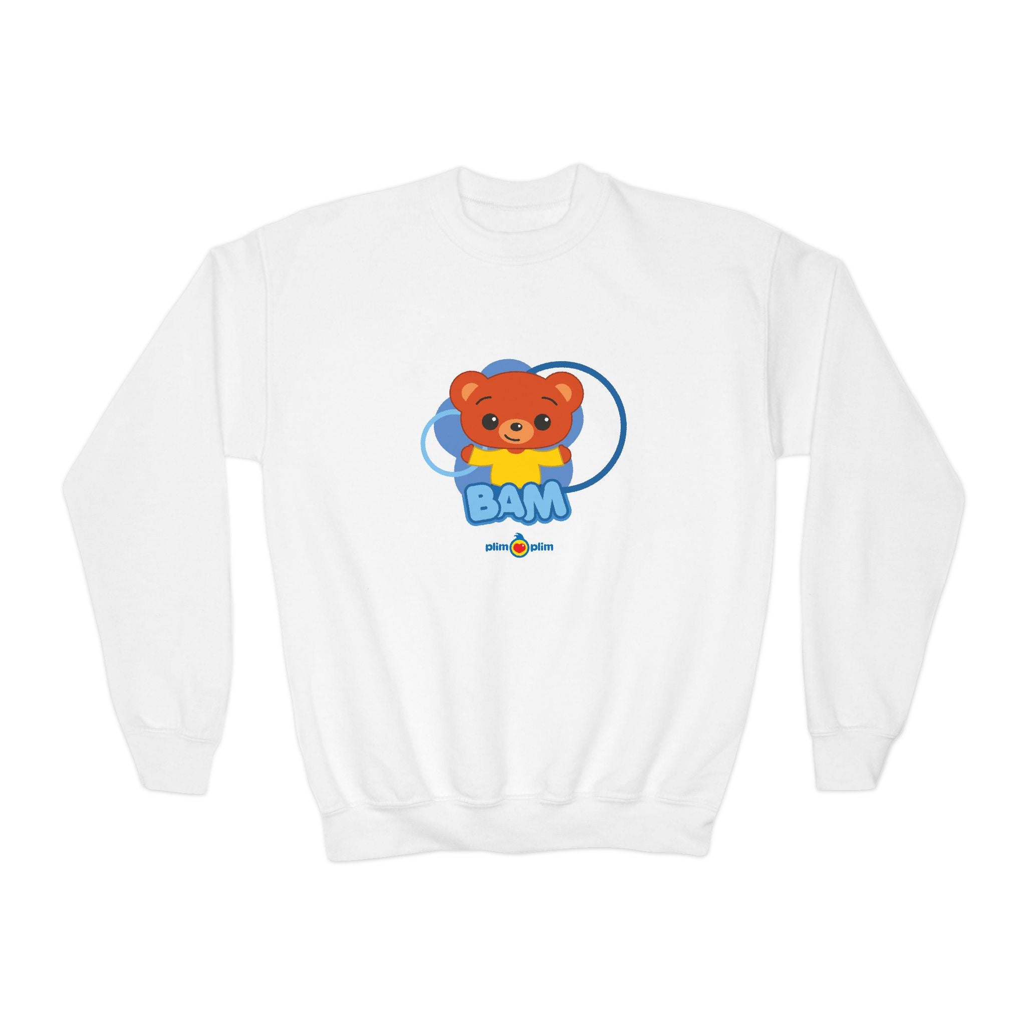 Plim Plim Sudadera Juvenil de Cuello Redondo Bam