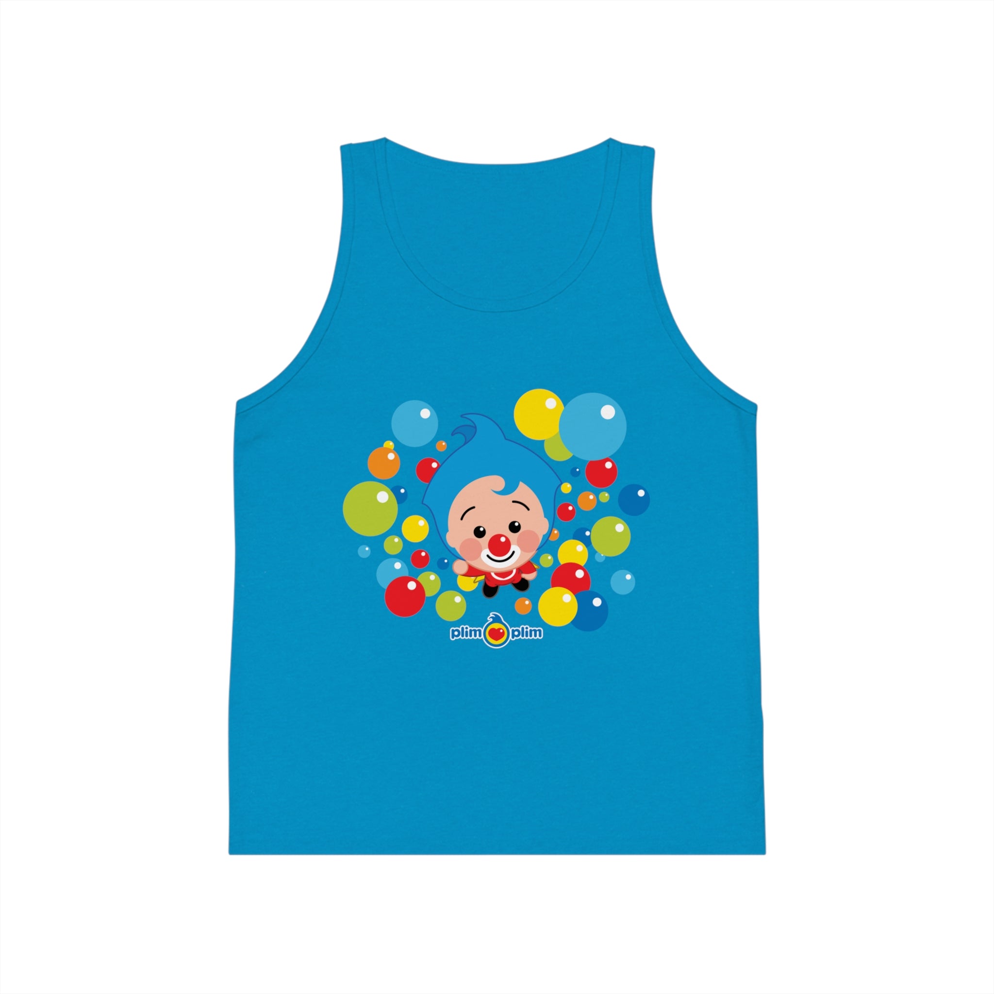 Plim Plim Camiseta de Tirantes de Niños Burbujas