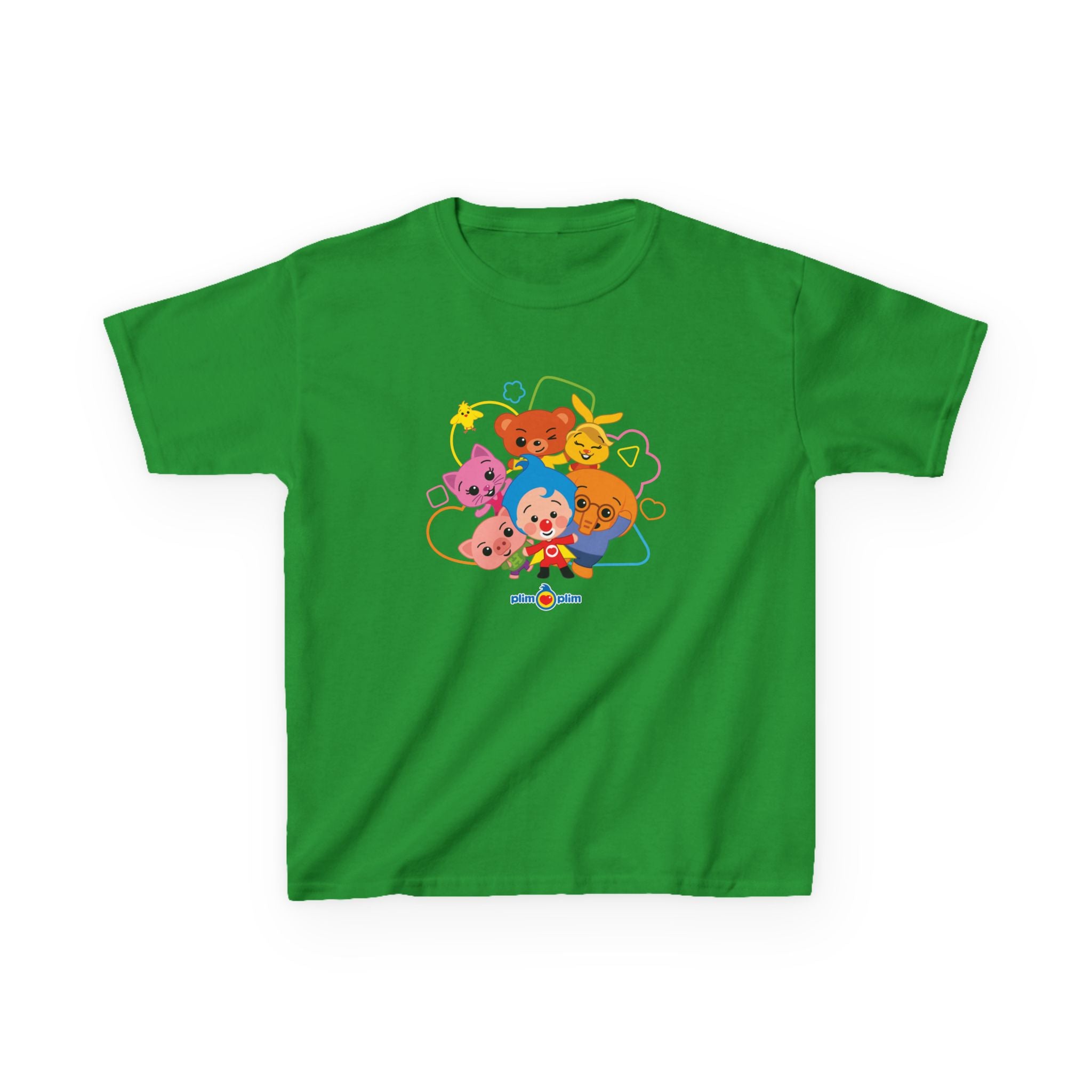 Plim Plim Camiseta para Niños de Algodón Grueso Amigos