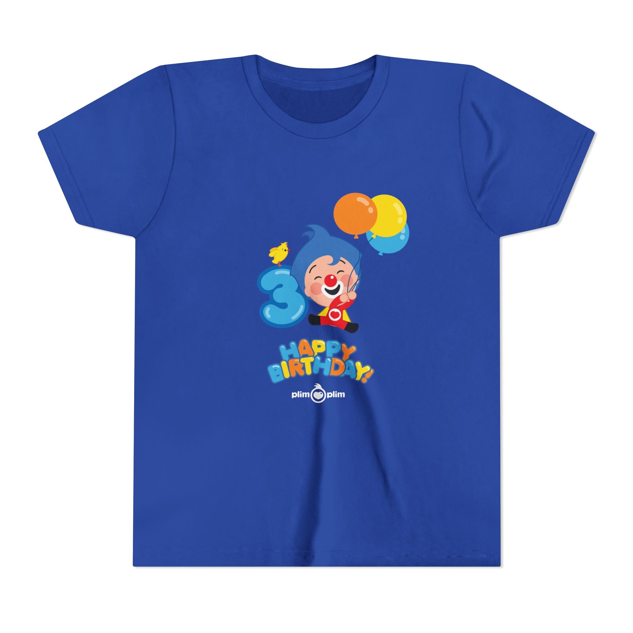 Plim Plim Camiseta Juvenil de Manga Corta Cumple 3