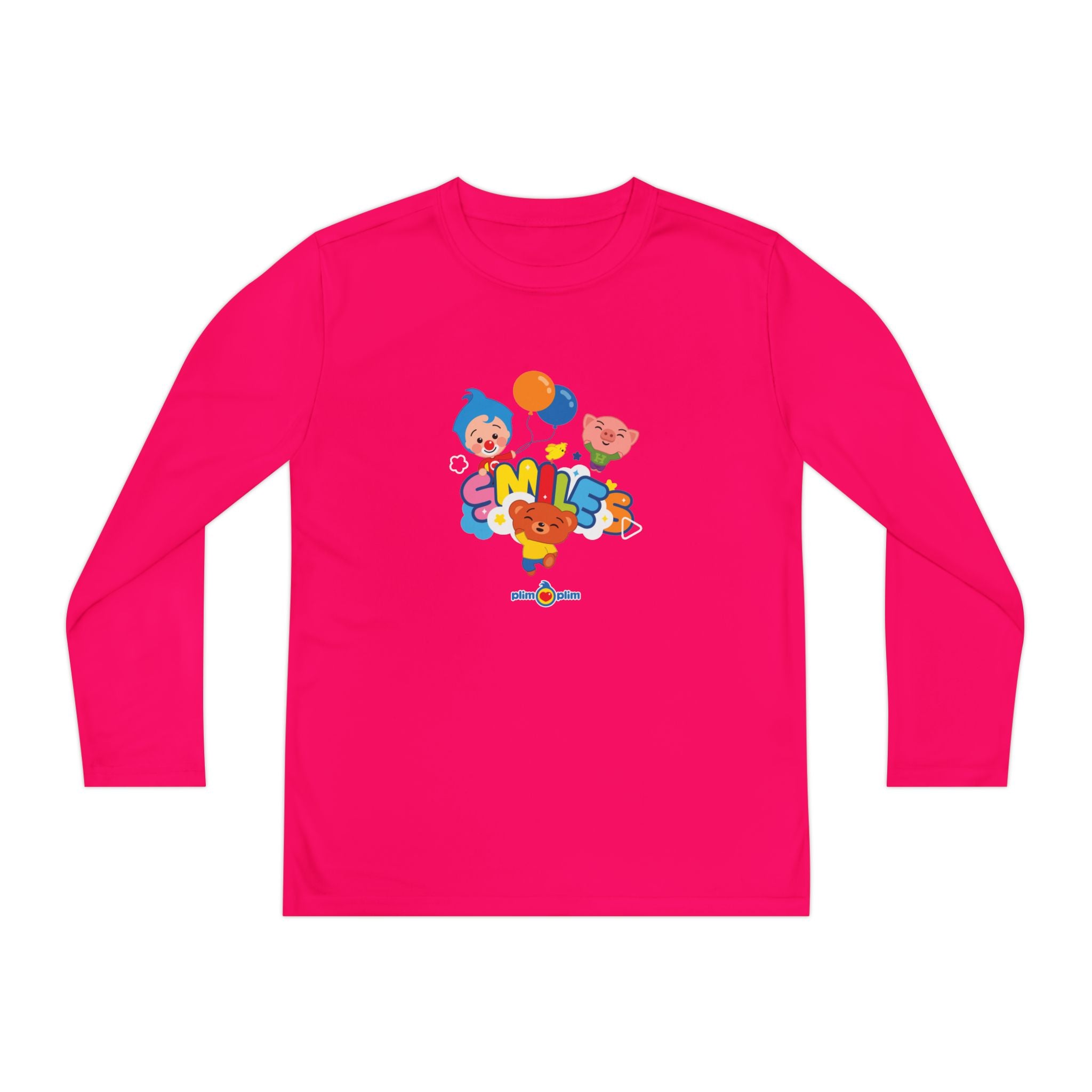Plim Plim Camiseta Juvenil Manga Larga Smiles