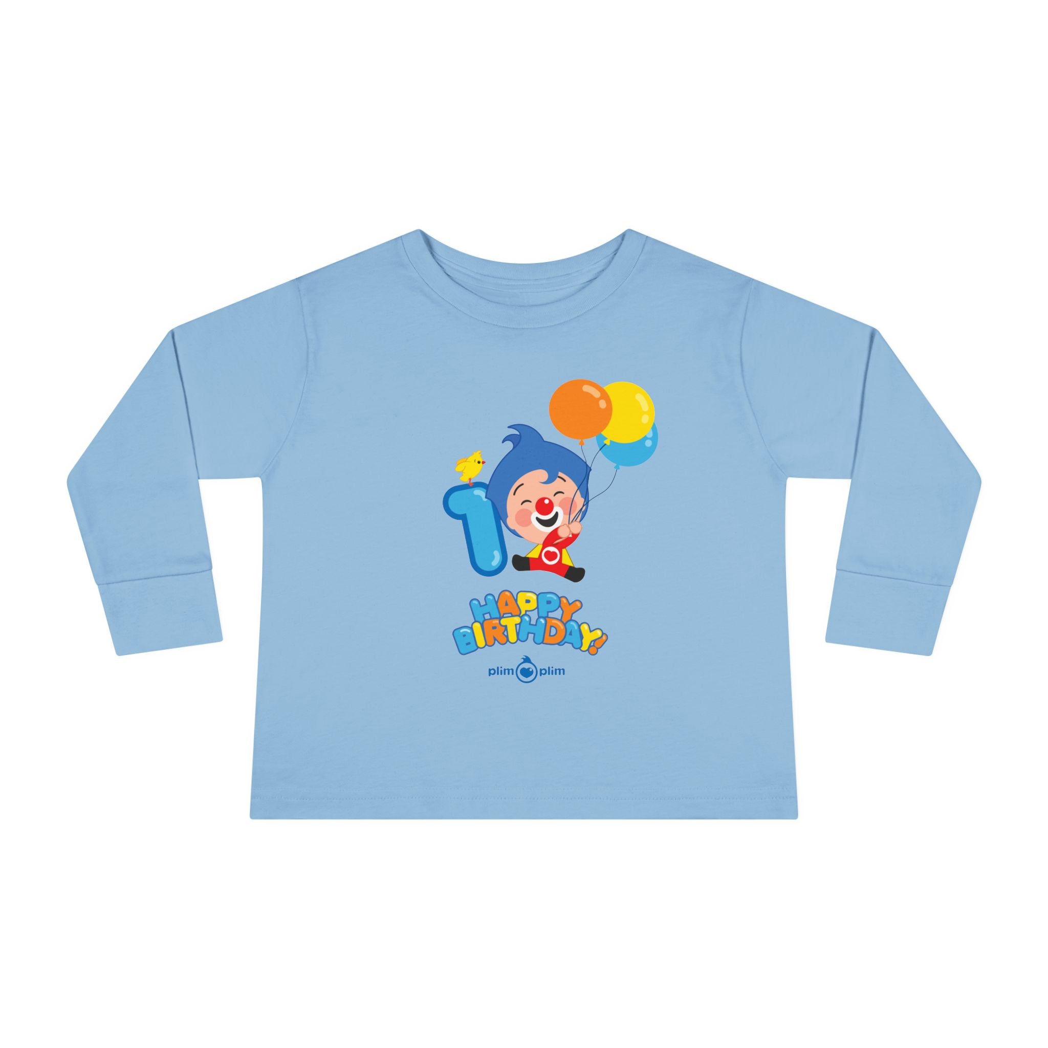 Plim Plim Camiseta Manga Larga de Niños Cumple 1