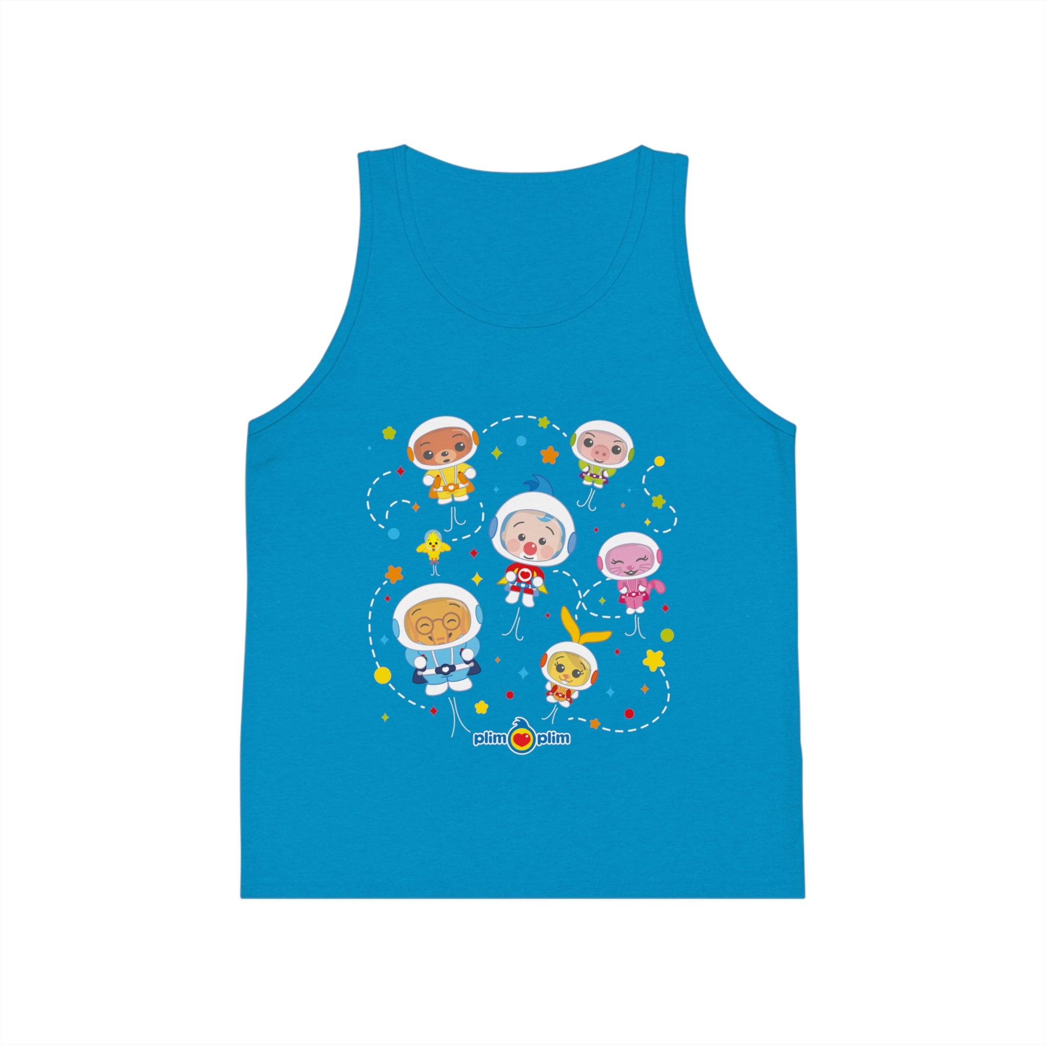 Plim Plim Camiseta de Tirantes de Niños Astronautas