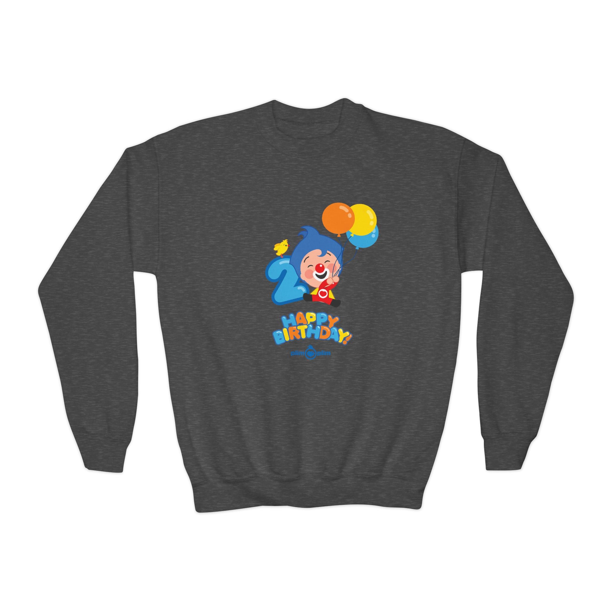 Plim Plim Sudadera Juvenil de Cuello Redondo Cumple 2