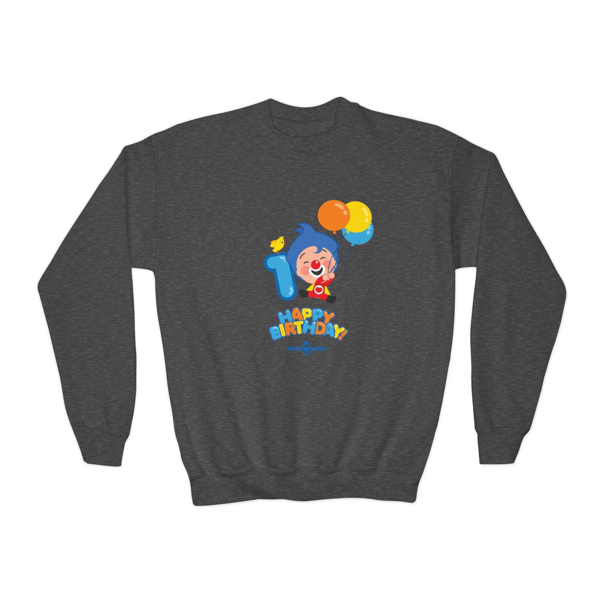 Plim Plim Sudadera Juvenil de Cuello Redondo Cumple 1