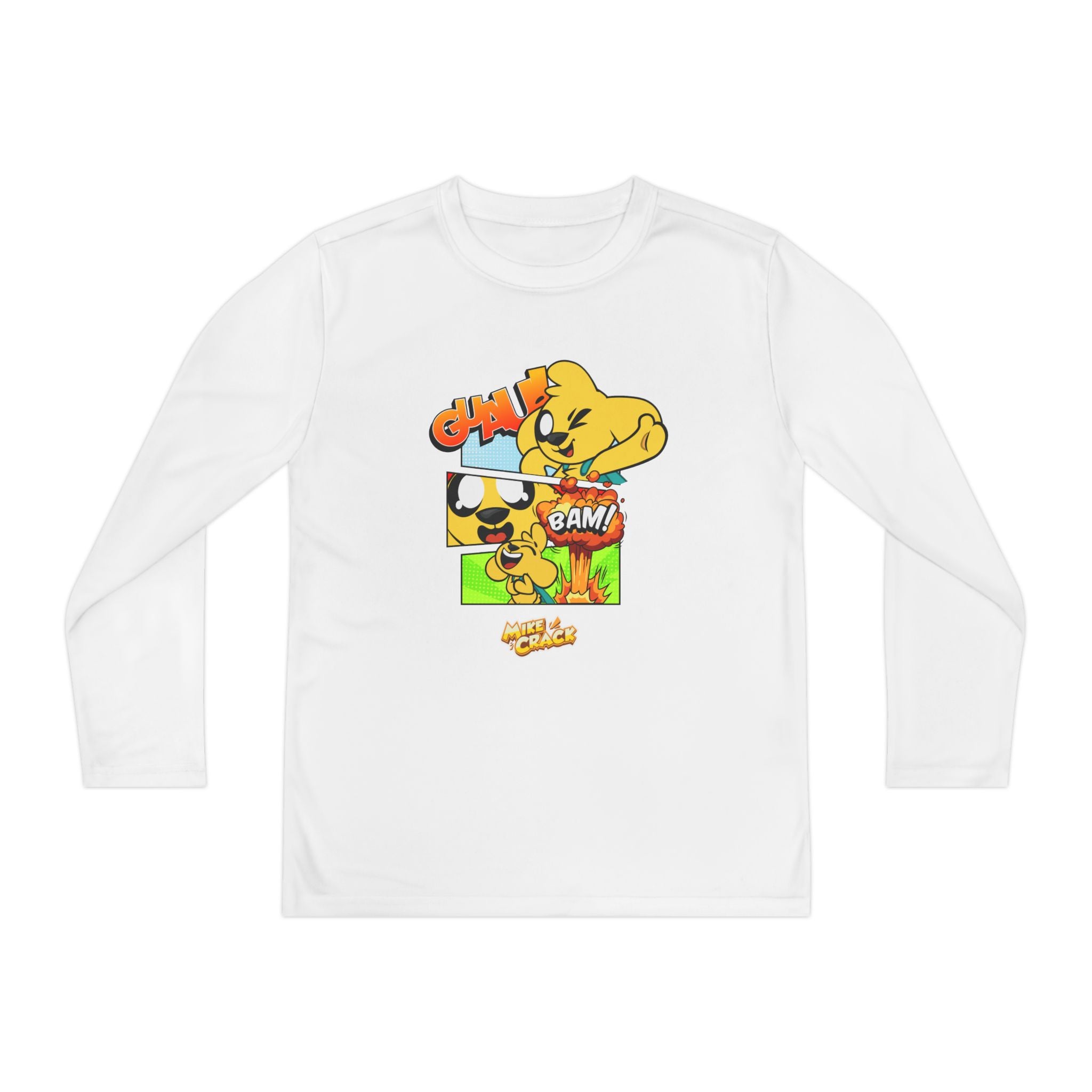 Camiseta deportiva juvenil de manga larga Mikecrack