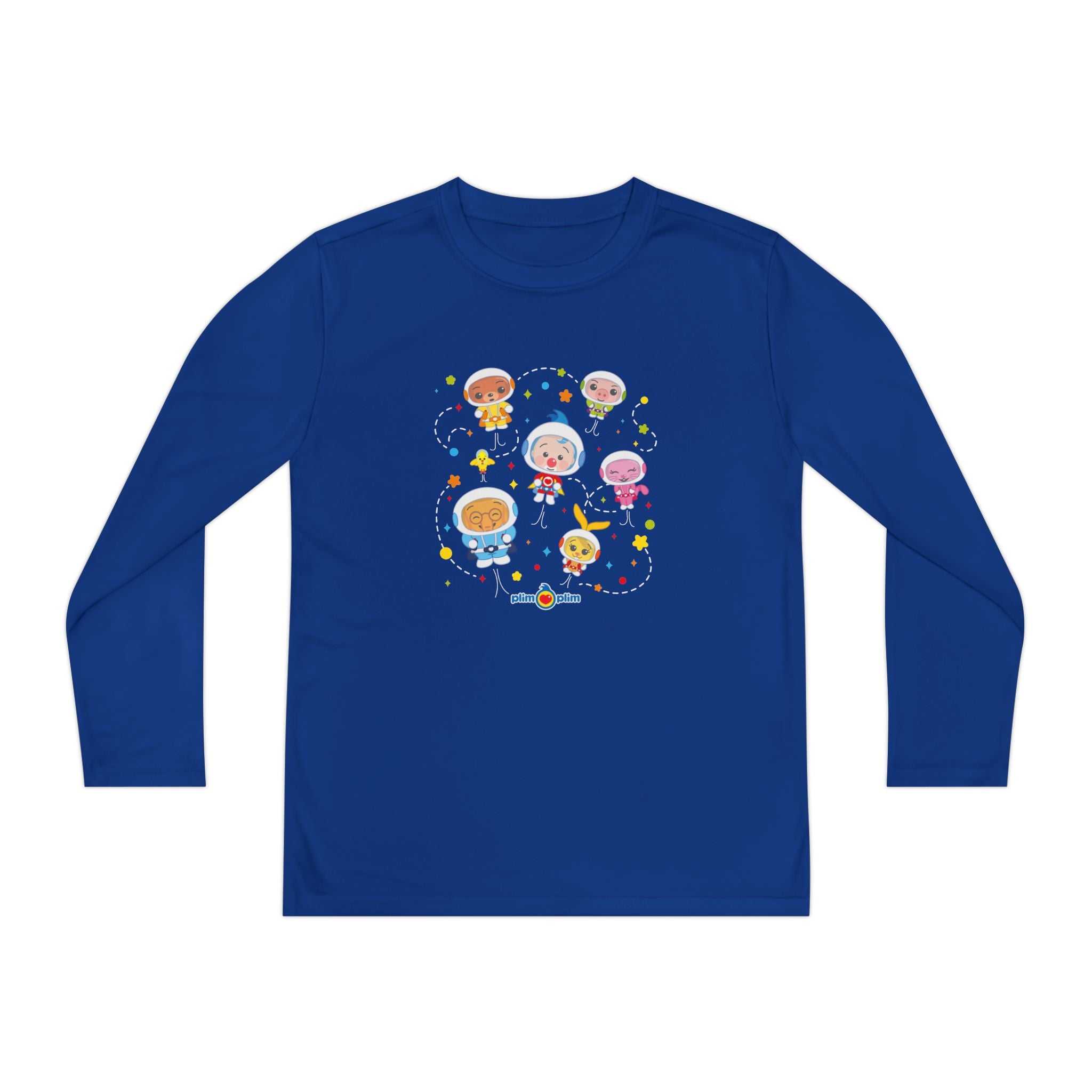 Plim Plim Camiseta Juvenil Manga Larga Astronautas