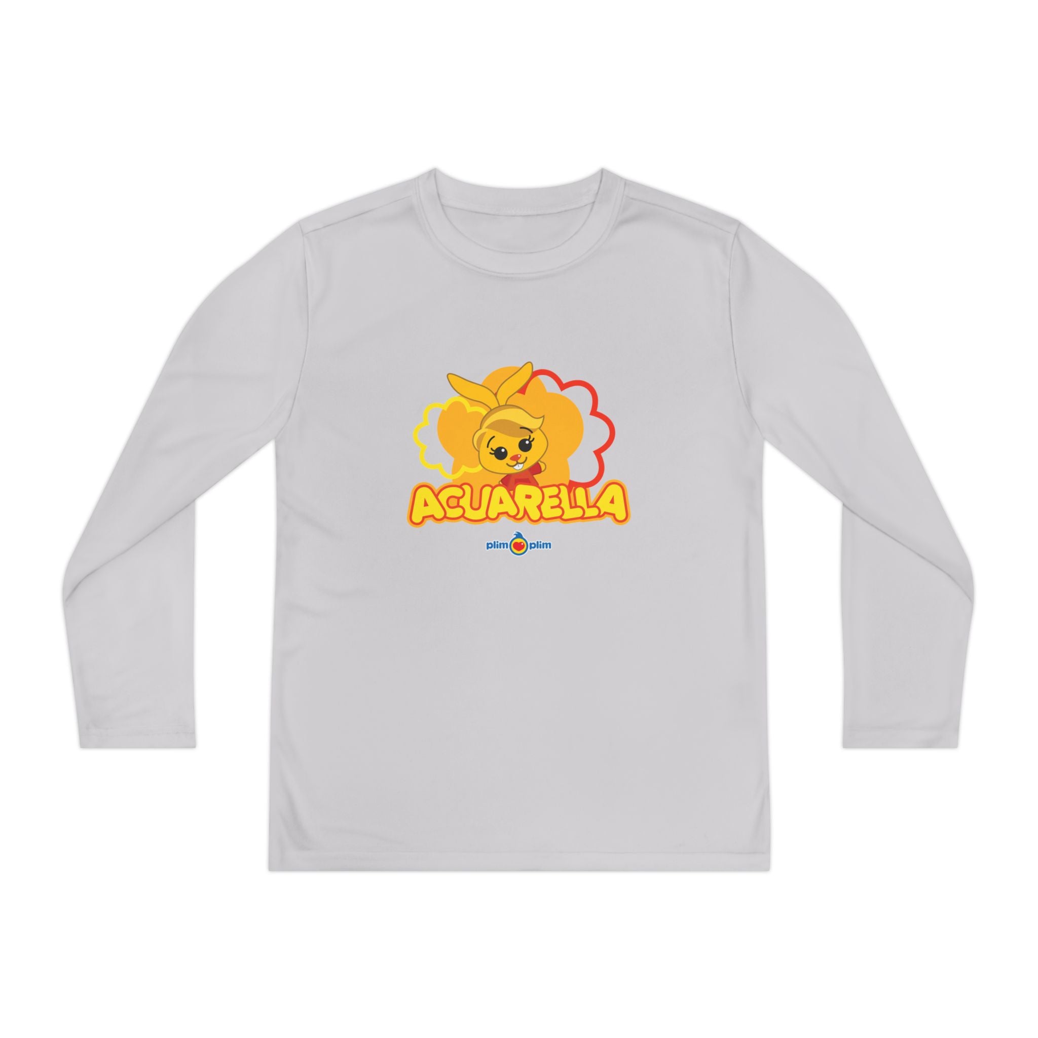 Plim Plim Camiseta Juvenil Manga Larga Acuarella