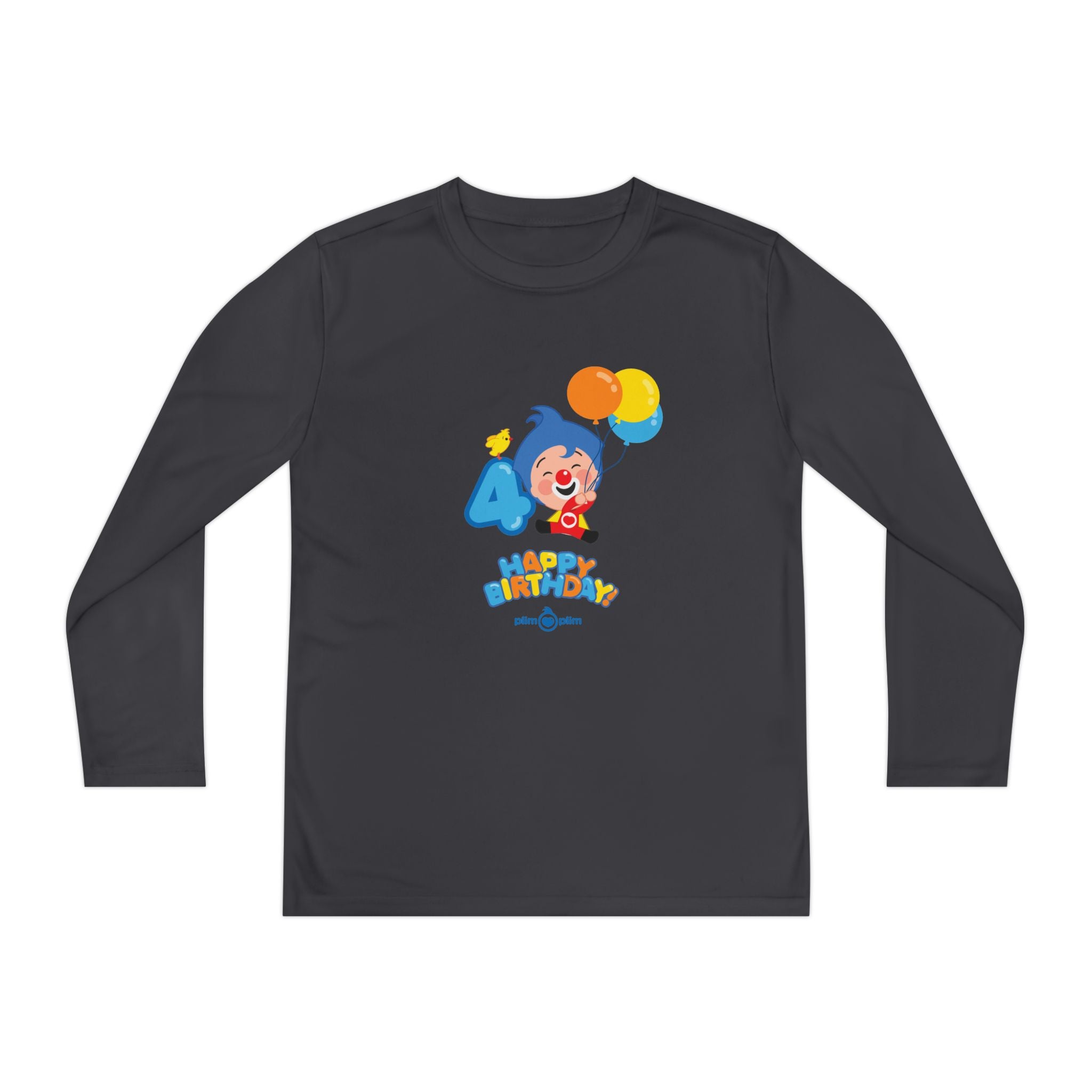 Plim Plim Camiseta Juvenil Manga Larga Cumple 4