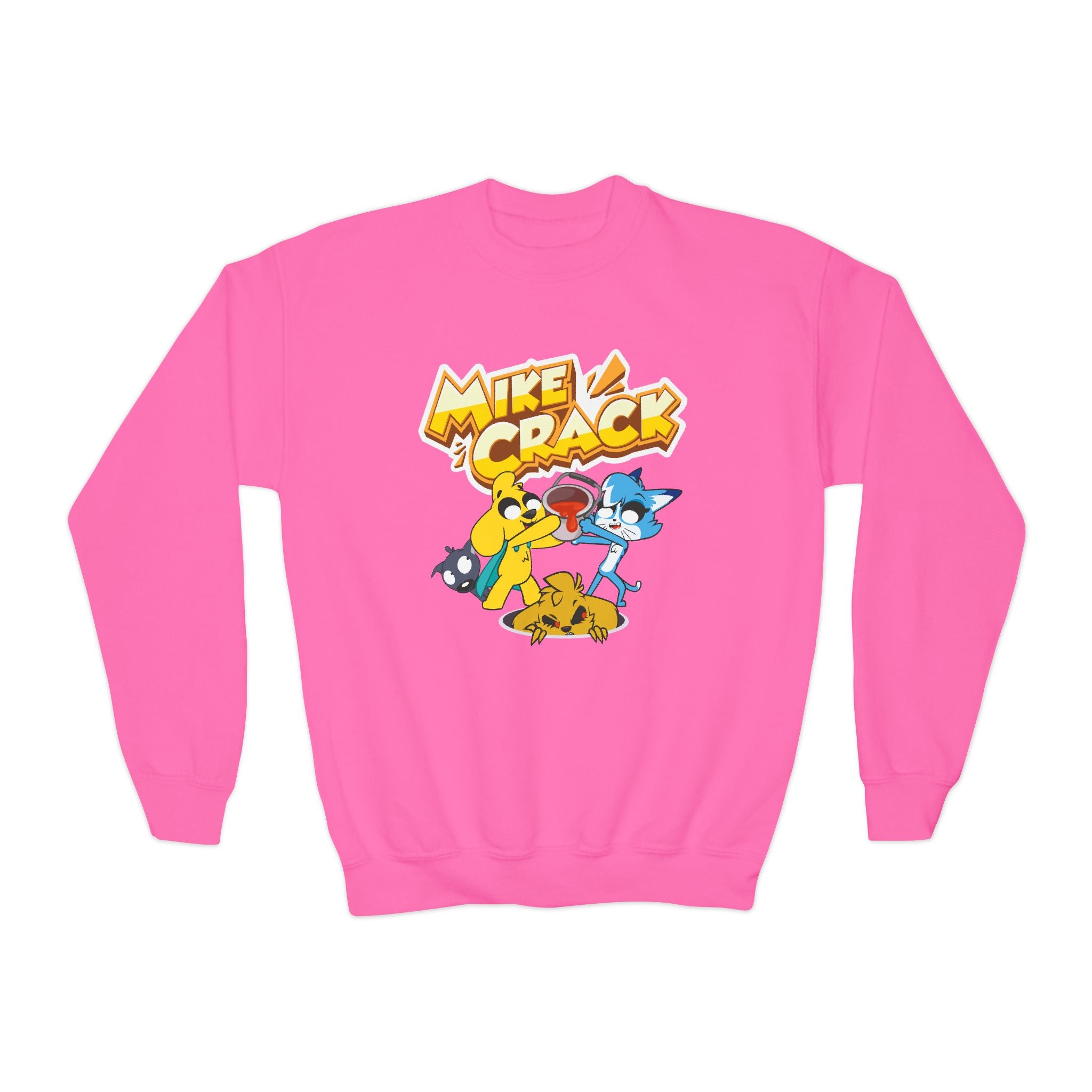 Mikecrack Youth Crew Neck Sweatshirt