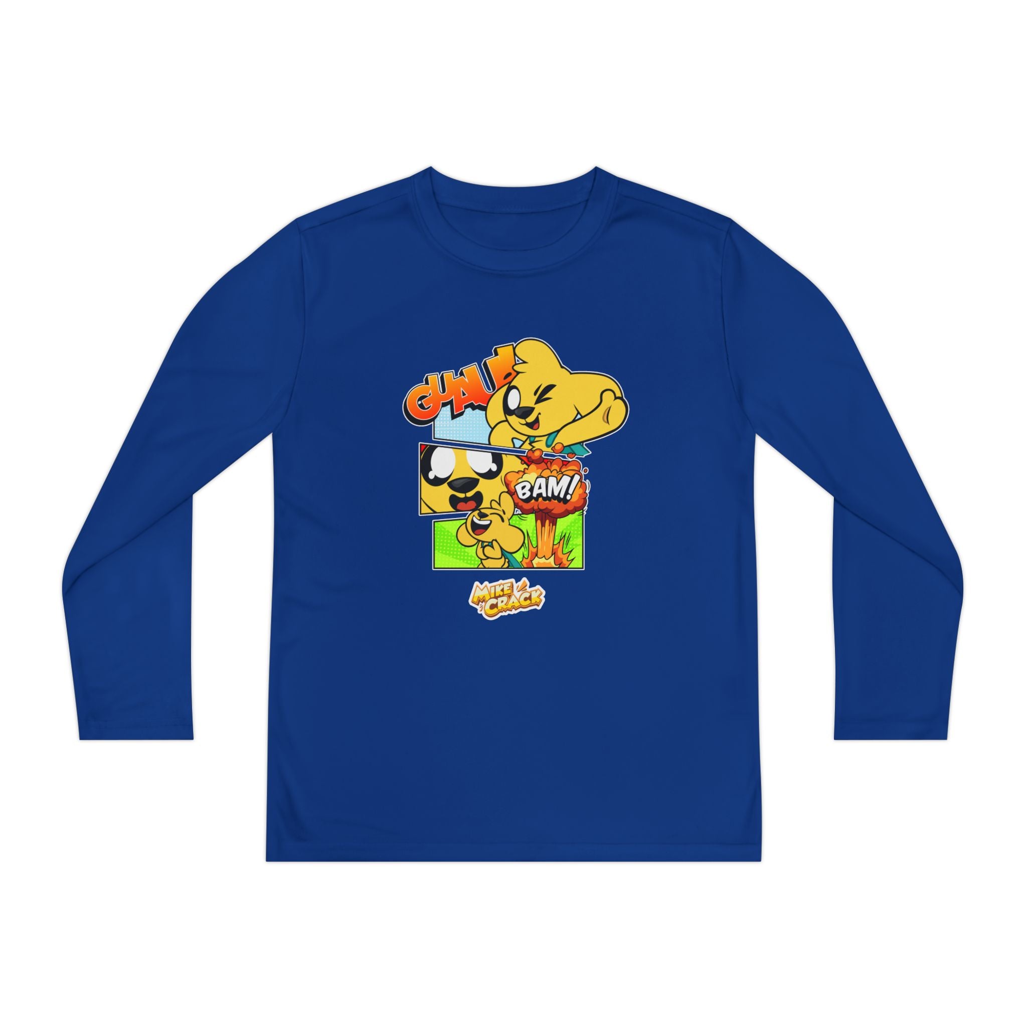 Camiseta deportiva juvenil de manga larga Mikecrack