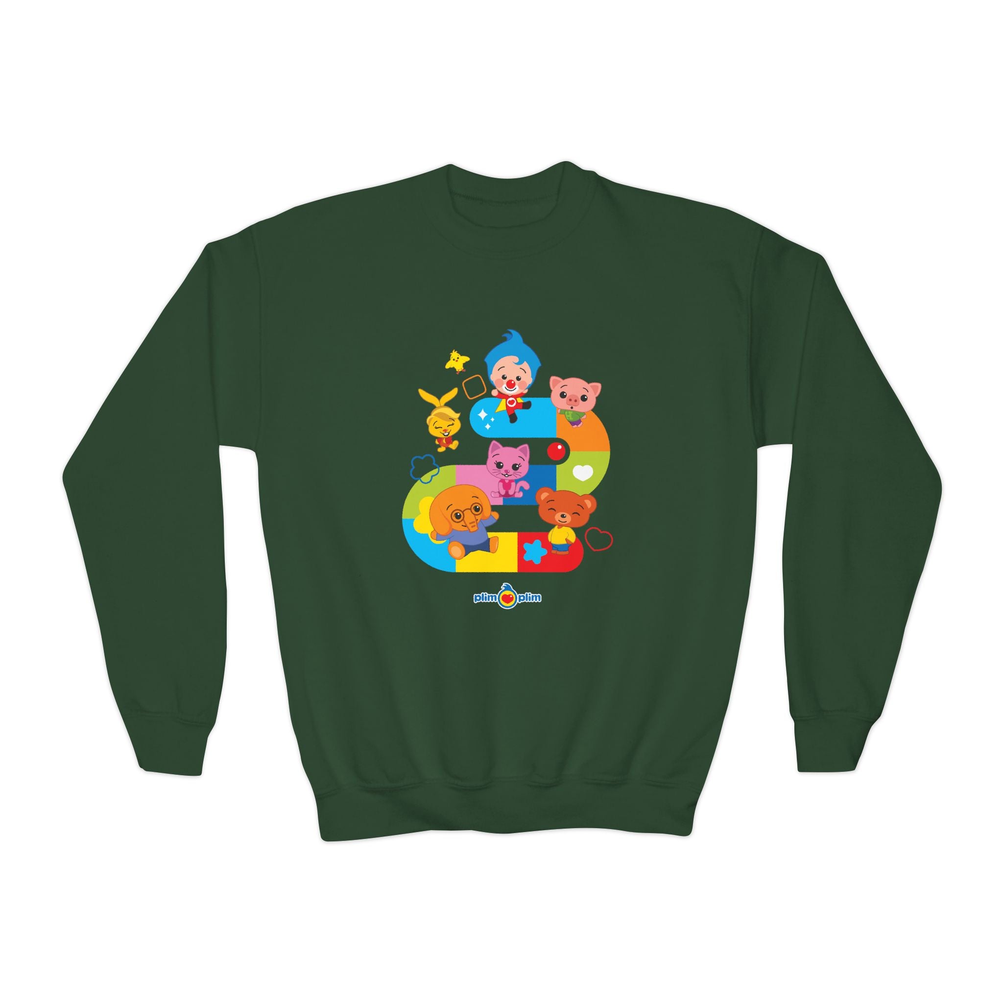 Plim Plim Sudadera Juvenil de Cuello Redondo Juego