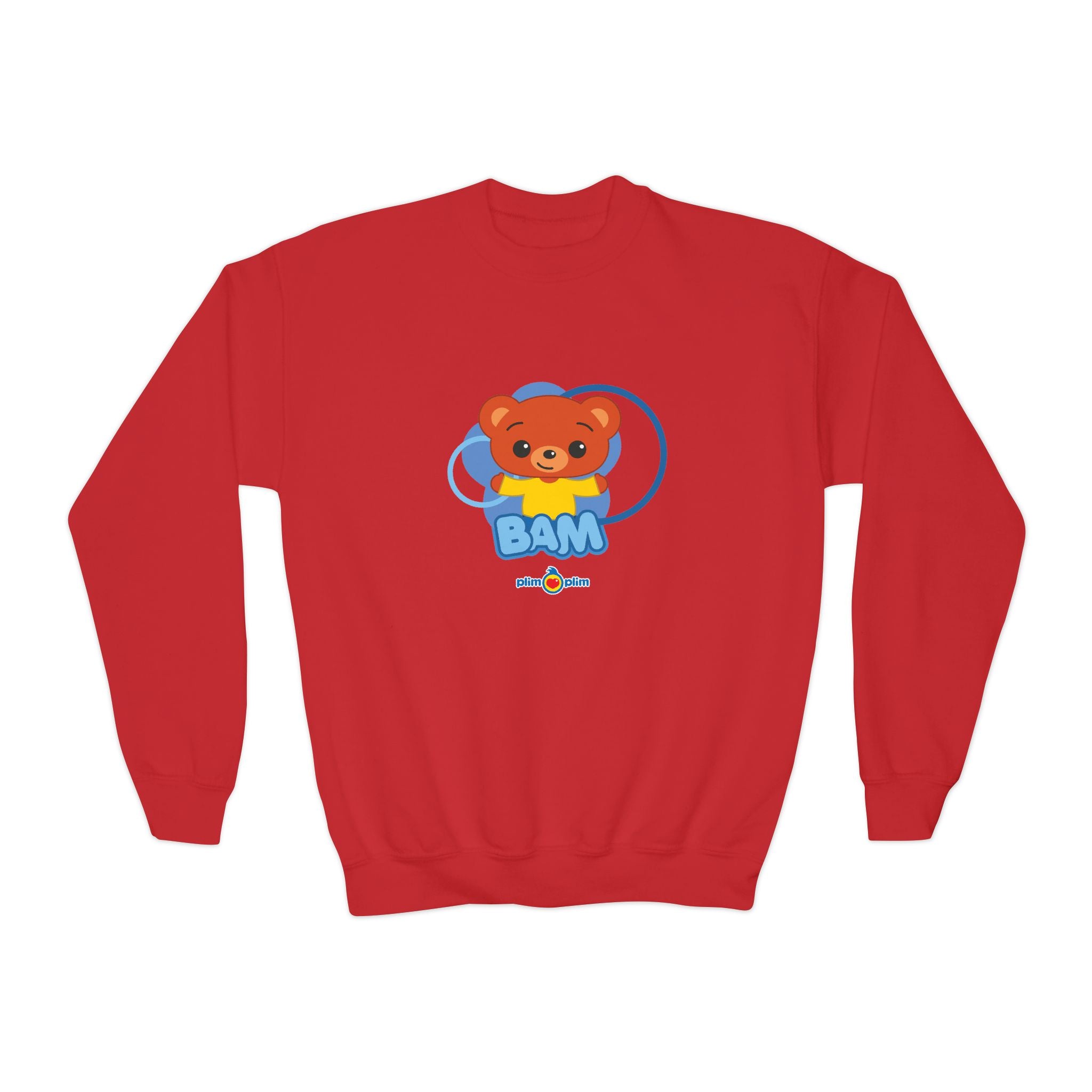 Plim Plim Sudadera Juvenil de Cuello Redondo Bam