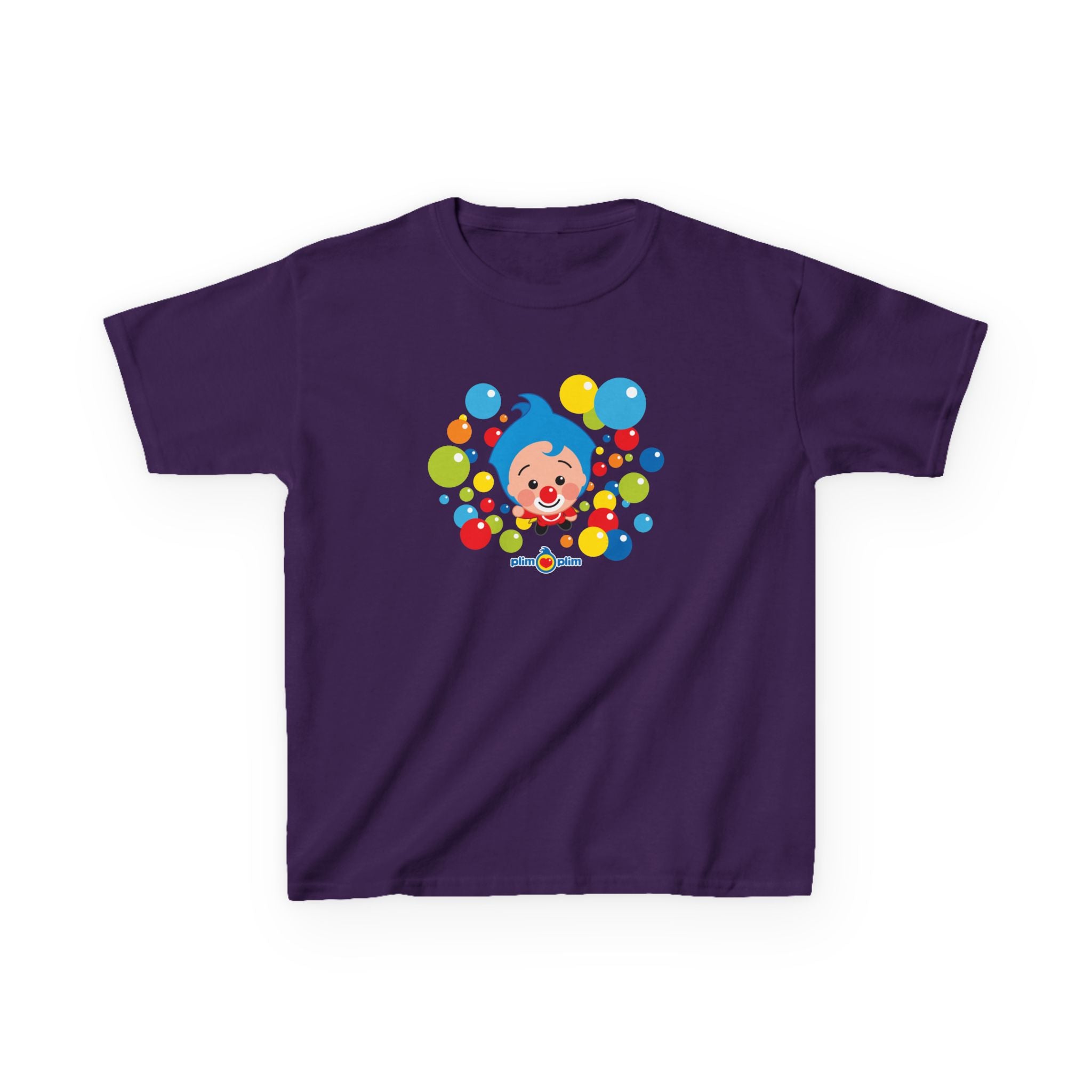 Plim Plim Camiseta para Niños de Algodón Grueso Burbujas