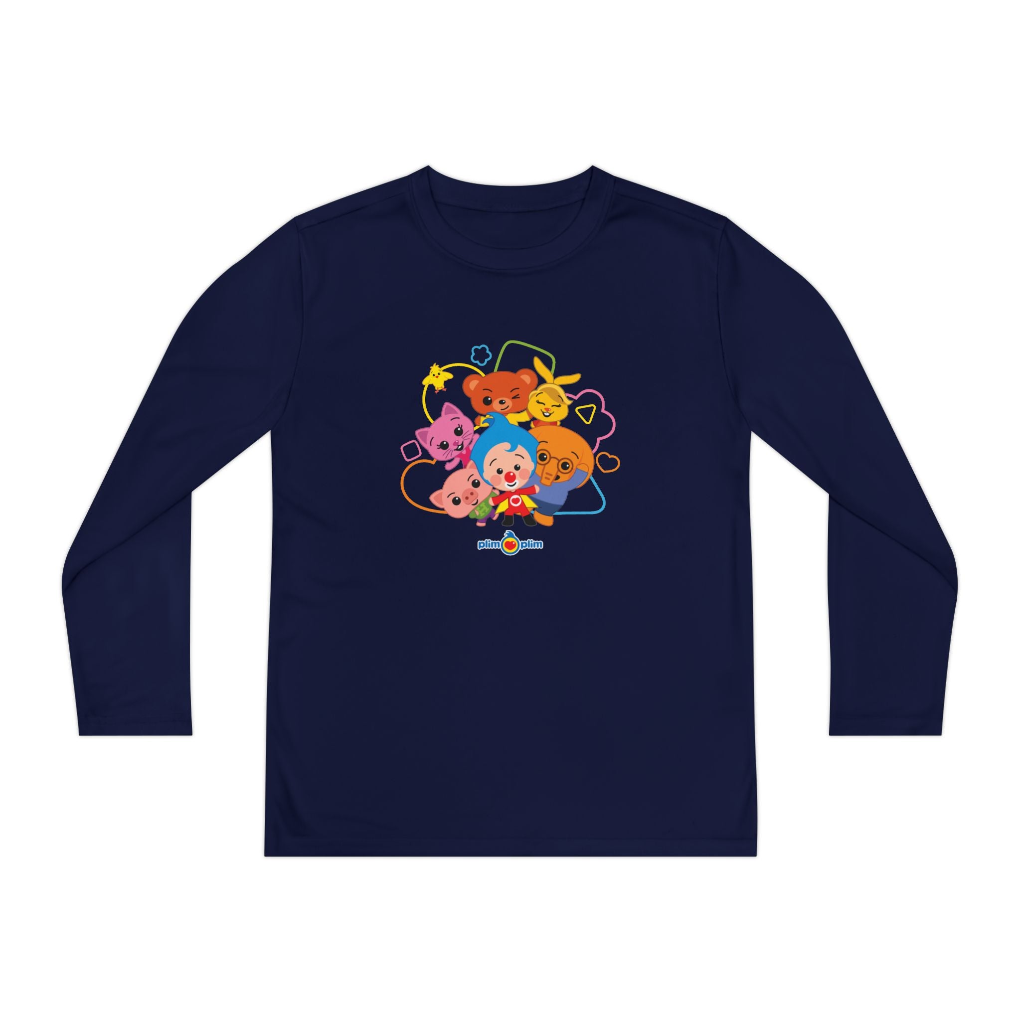 Plim Plim Camiseta Juvenil Manga Larga Amigos
