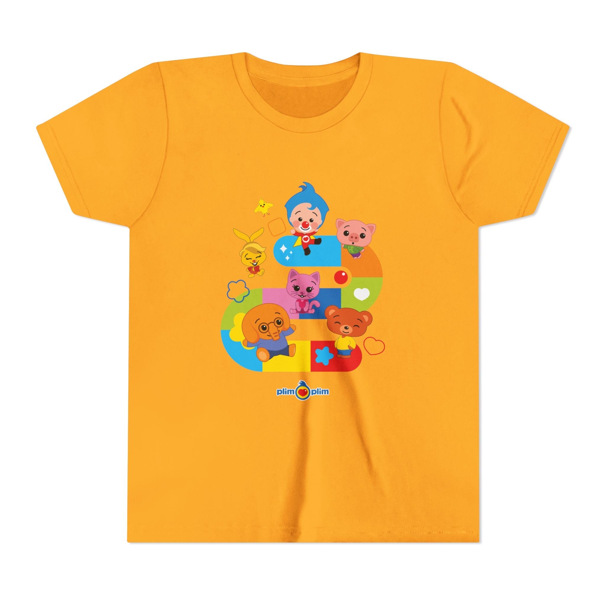 Plim Plim Camiseta Juvenil de Manga Corta Juego