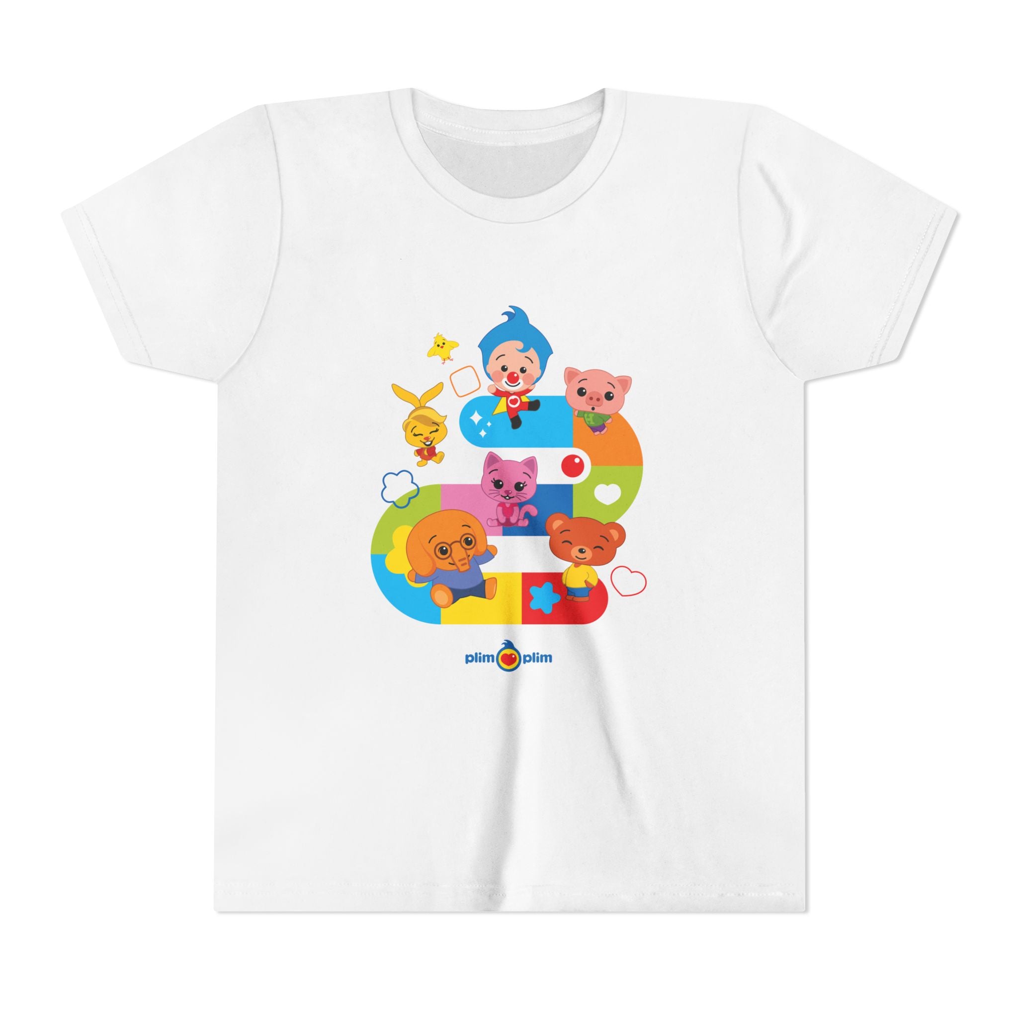 Plim Plim Camiseta Juvenil de Manga Corta Juego