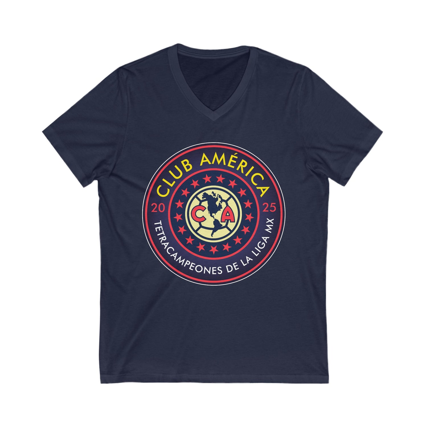 Club América Tetracampeones – V-Neck T-Shirt