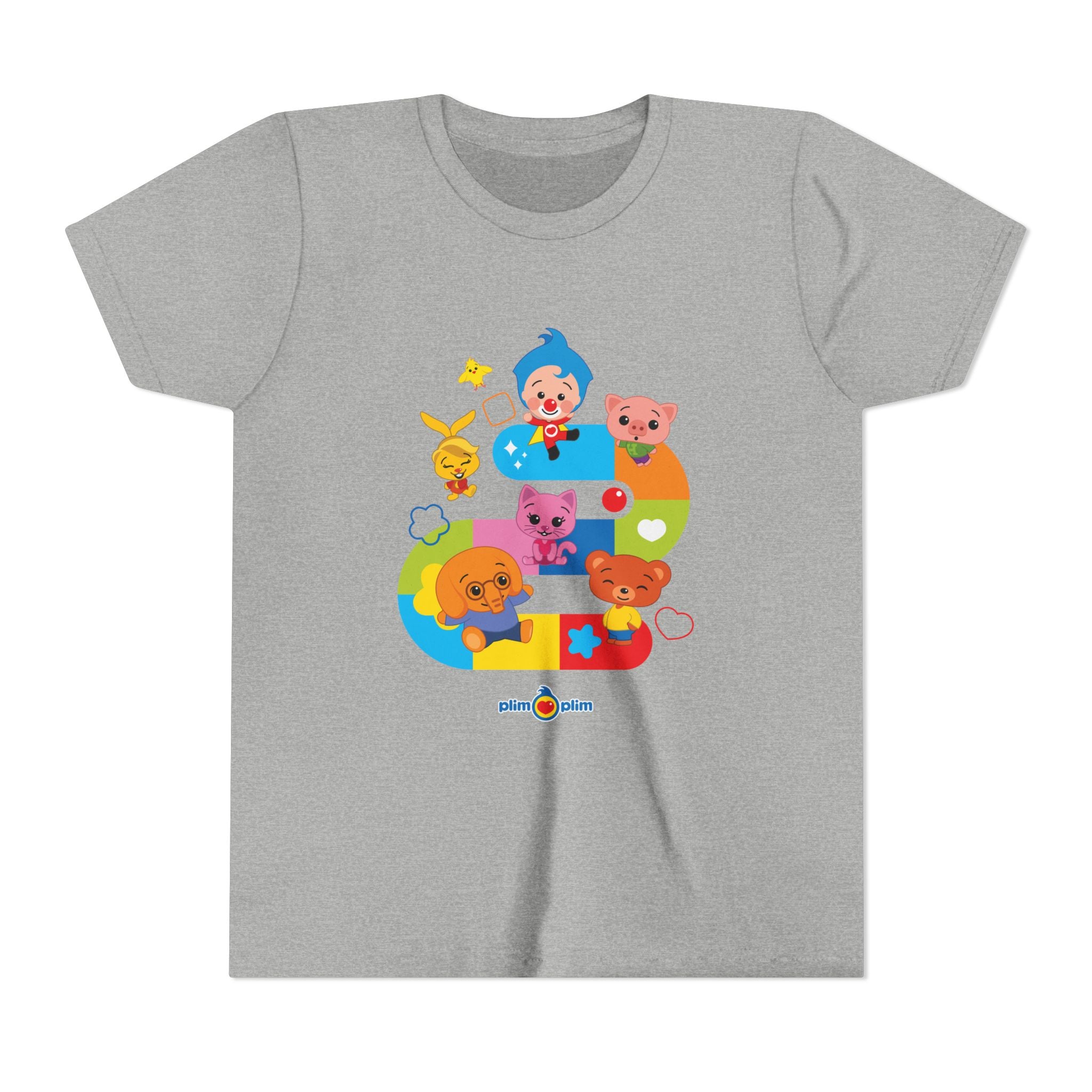 Plim Plim Camiseta Juvenil de Manga Corta Juego