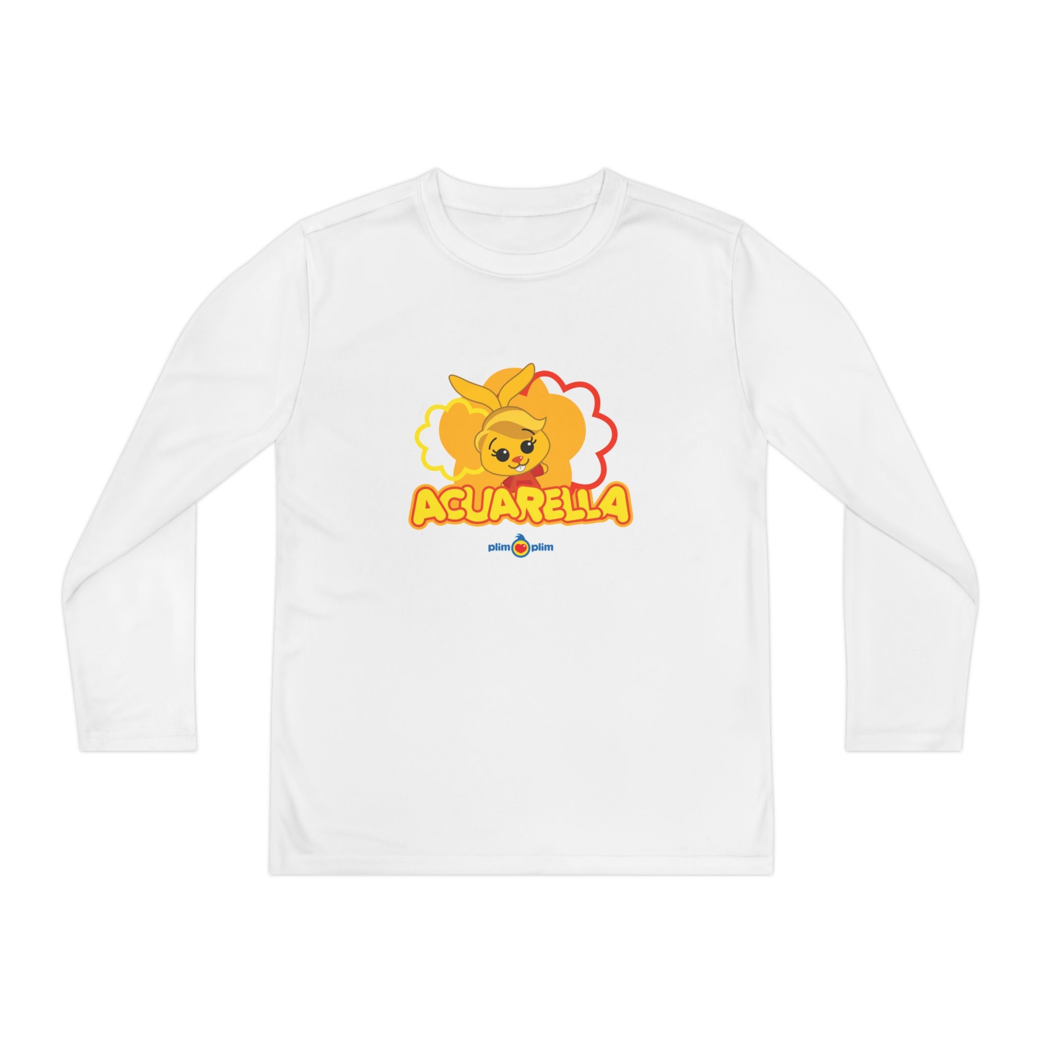 Plim Plim Camiseta Juvenil Manga Larga Acuarella